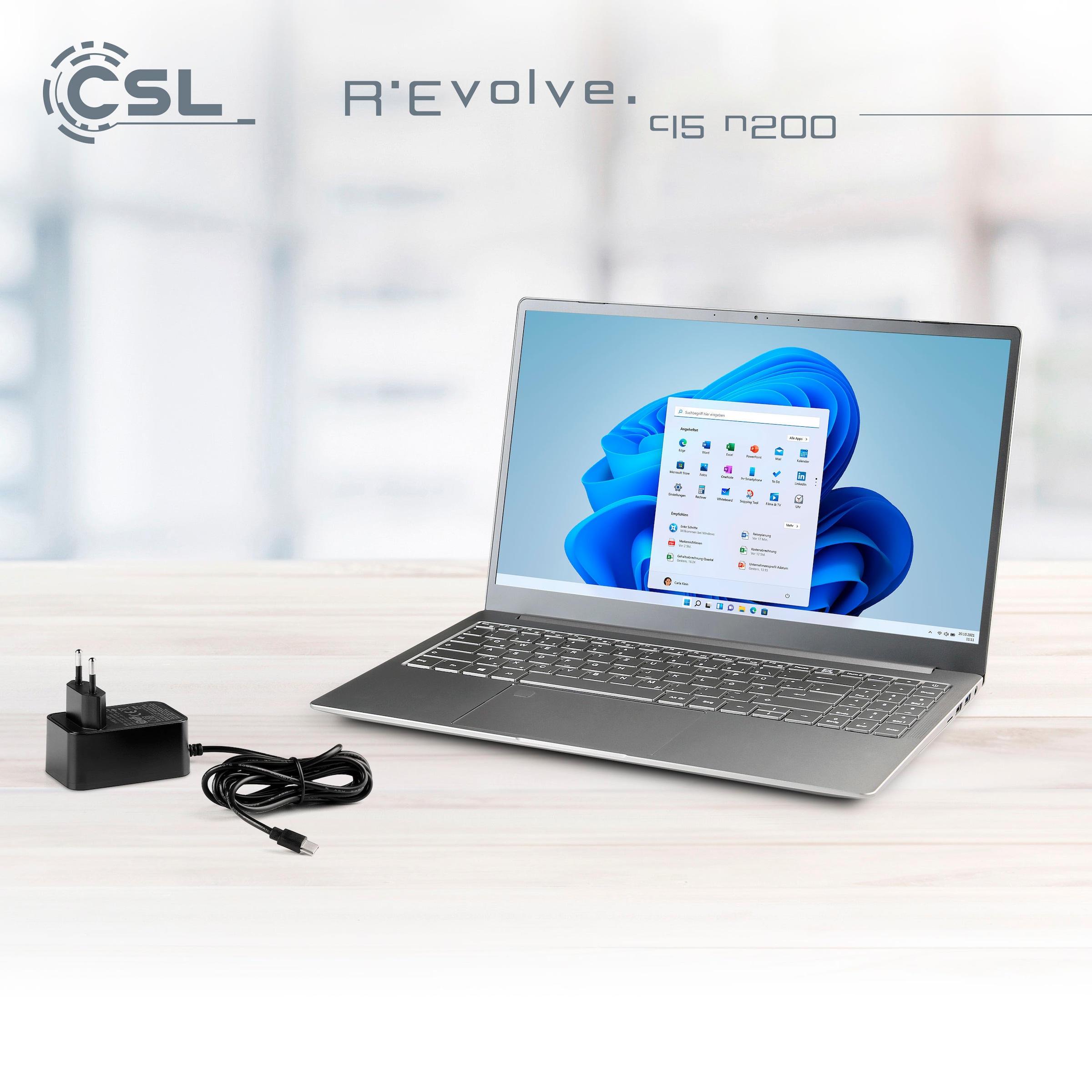 CSL Notebook »R'Evolve C15 v3«, 39,6 cm, / 15,6 Zoll, Intel, N-Reihe, UHD Graphics, 1000 GB SSD