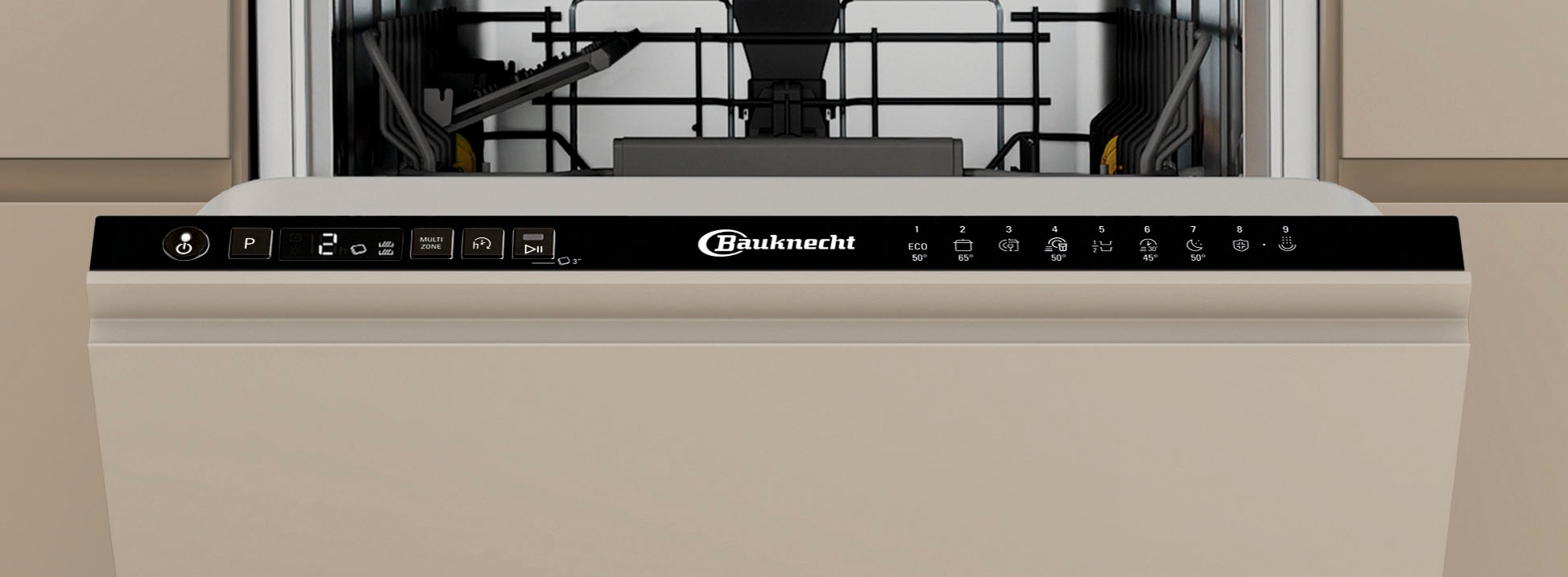 BAUKNECHT vollintegrierbarer Geschirrspüler »BK41C11BS7LA0«, 11 Maßgedecke, ActiveDry