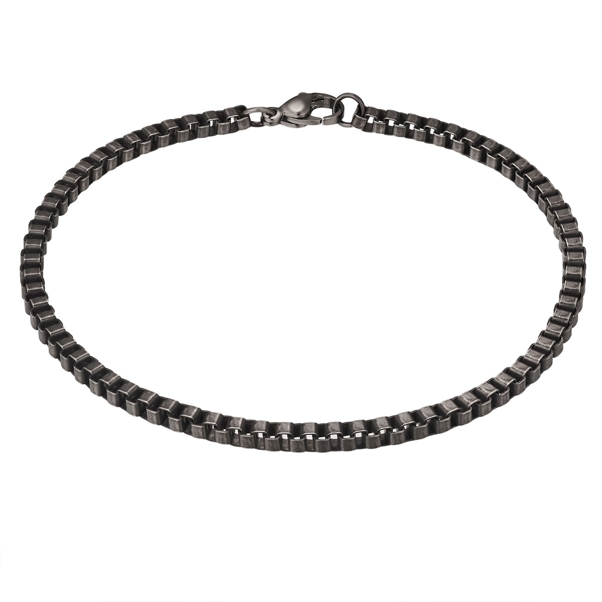 Armband TRUE REBELS "TR343" Gr. 19, retro, Armbänder, Herren, 19, Edelstahl, Armband