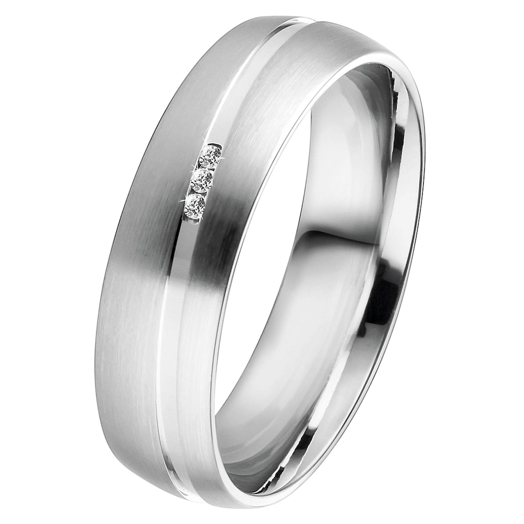 DOOSTI Trauring »Schmuck Geschenk Silber 925 Trauring Ehering Partnerring LIEBE«