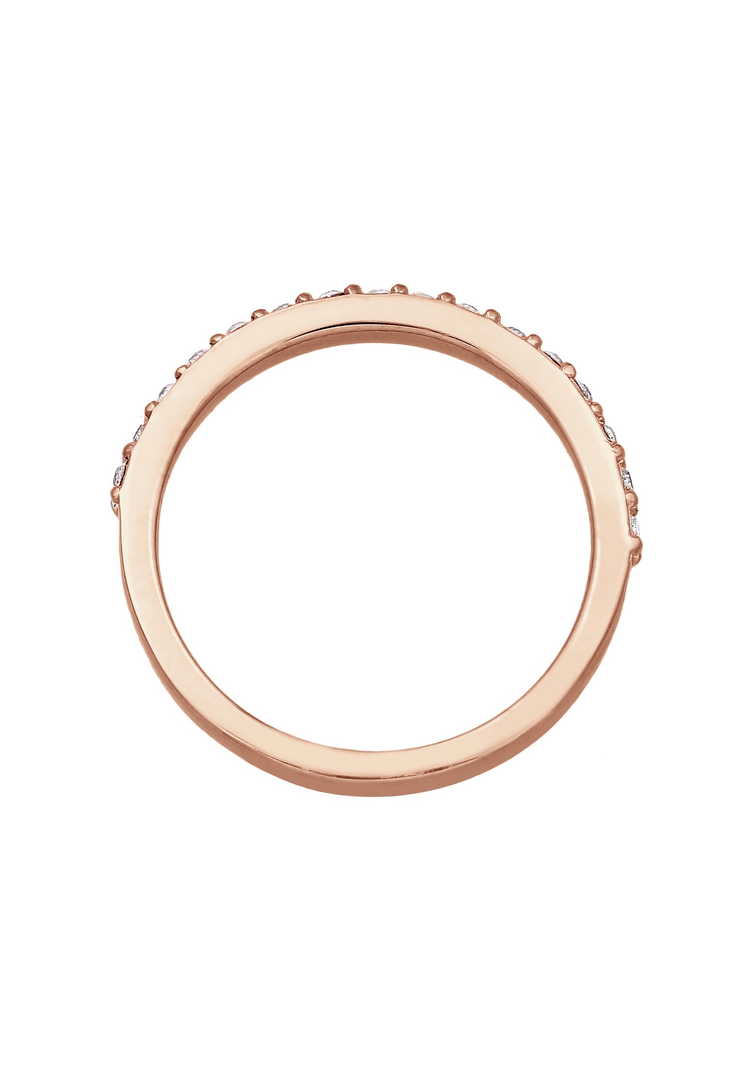 Elli Fingerring »Bandring Memoire Kristalle 925 Silber«