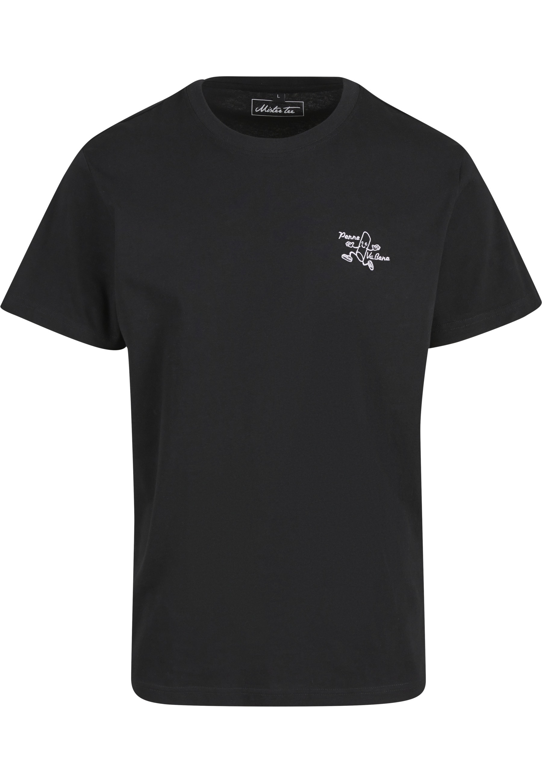 MisterTee T-Shirt "MisterTee Herren Penne Va Bene Tee EMB" 1 Stk.