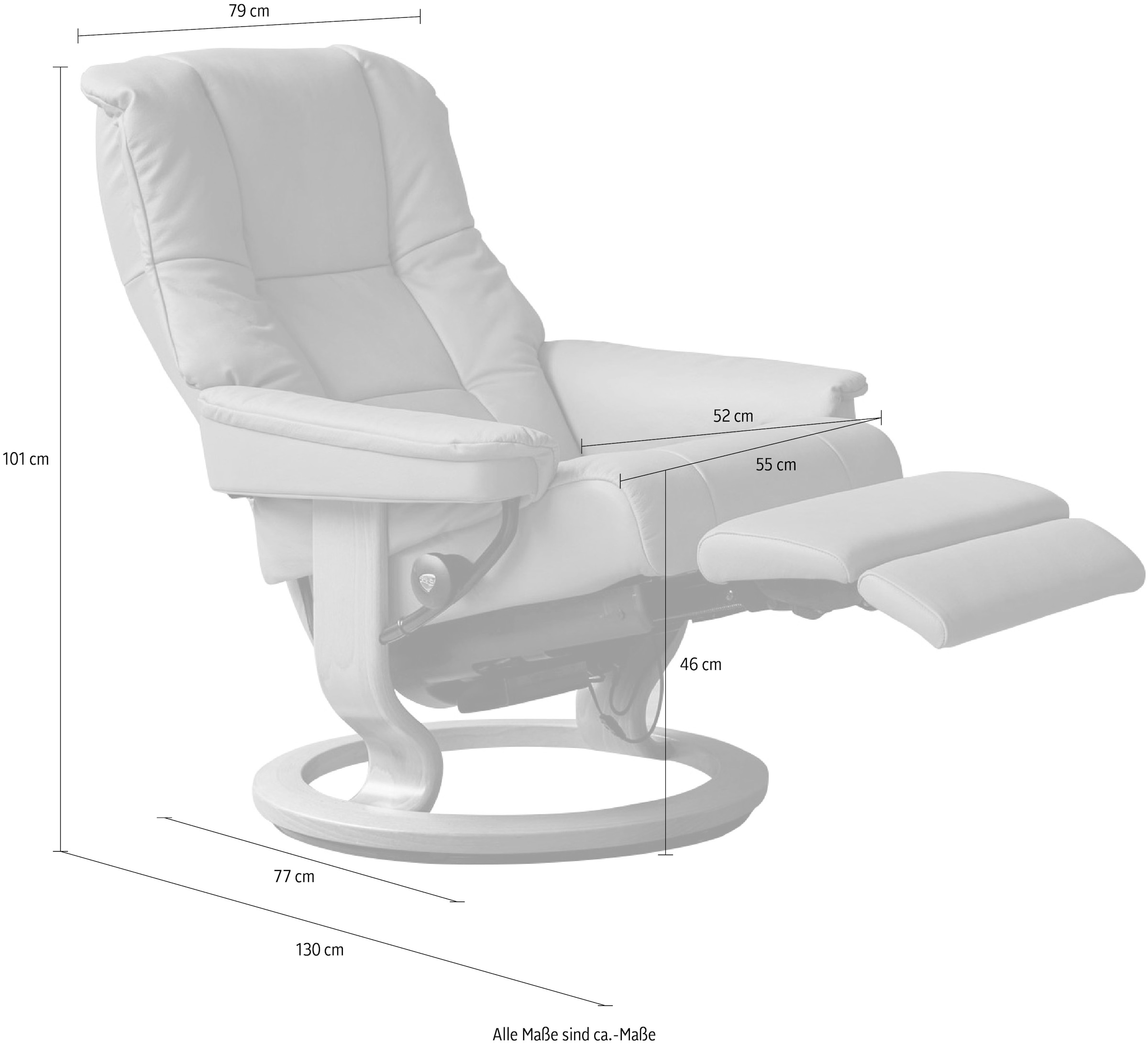 Stressless® Relaxsessel »Mayfair« elektrisch verstellbar, optional 2-motorisch, Größe M & L