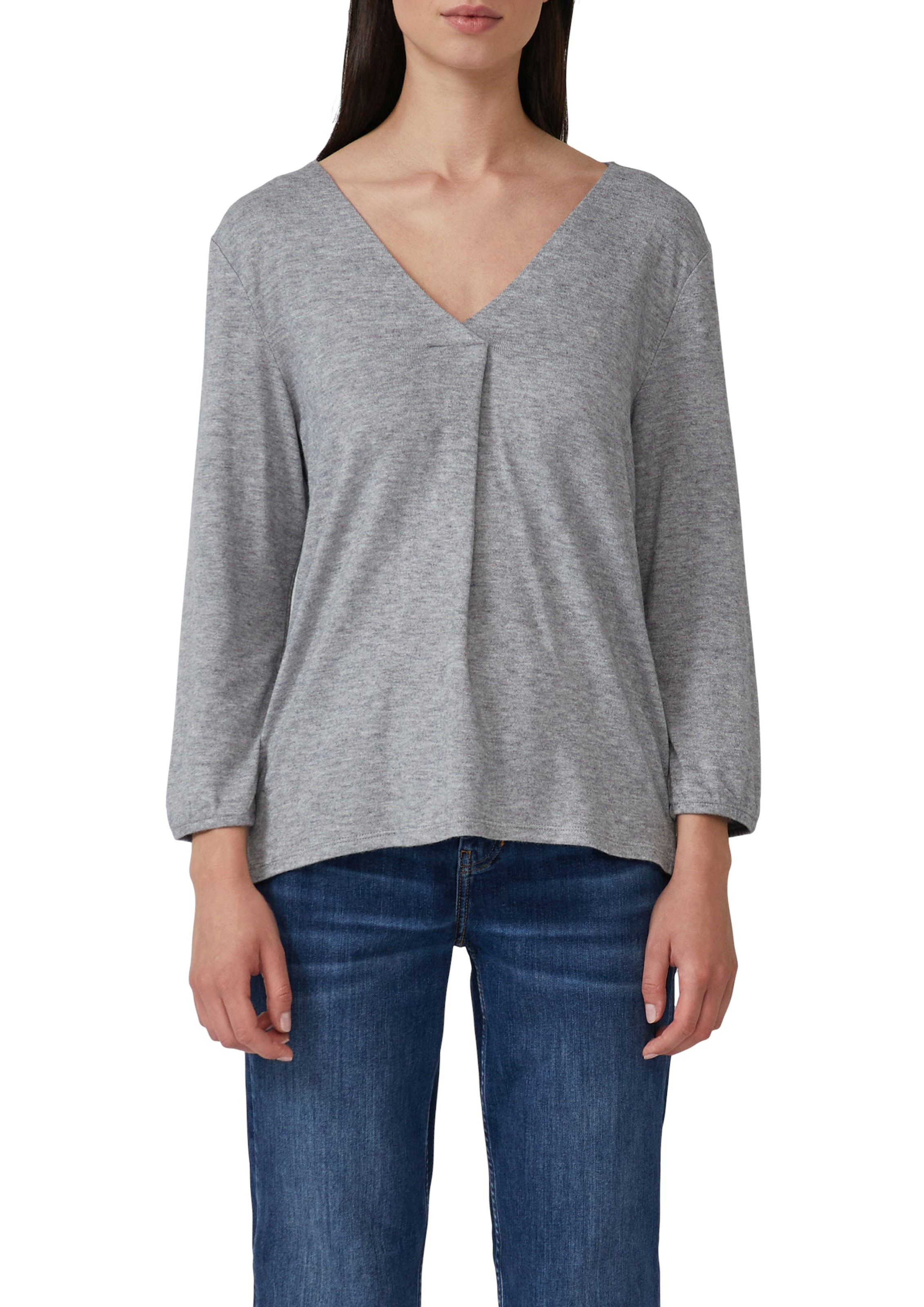 s.Oliver 3/4-Arm-Shirt, mit V-Ausschnitt günstig online kaufen