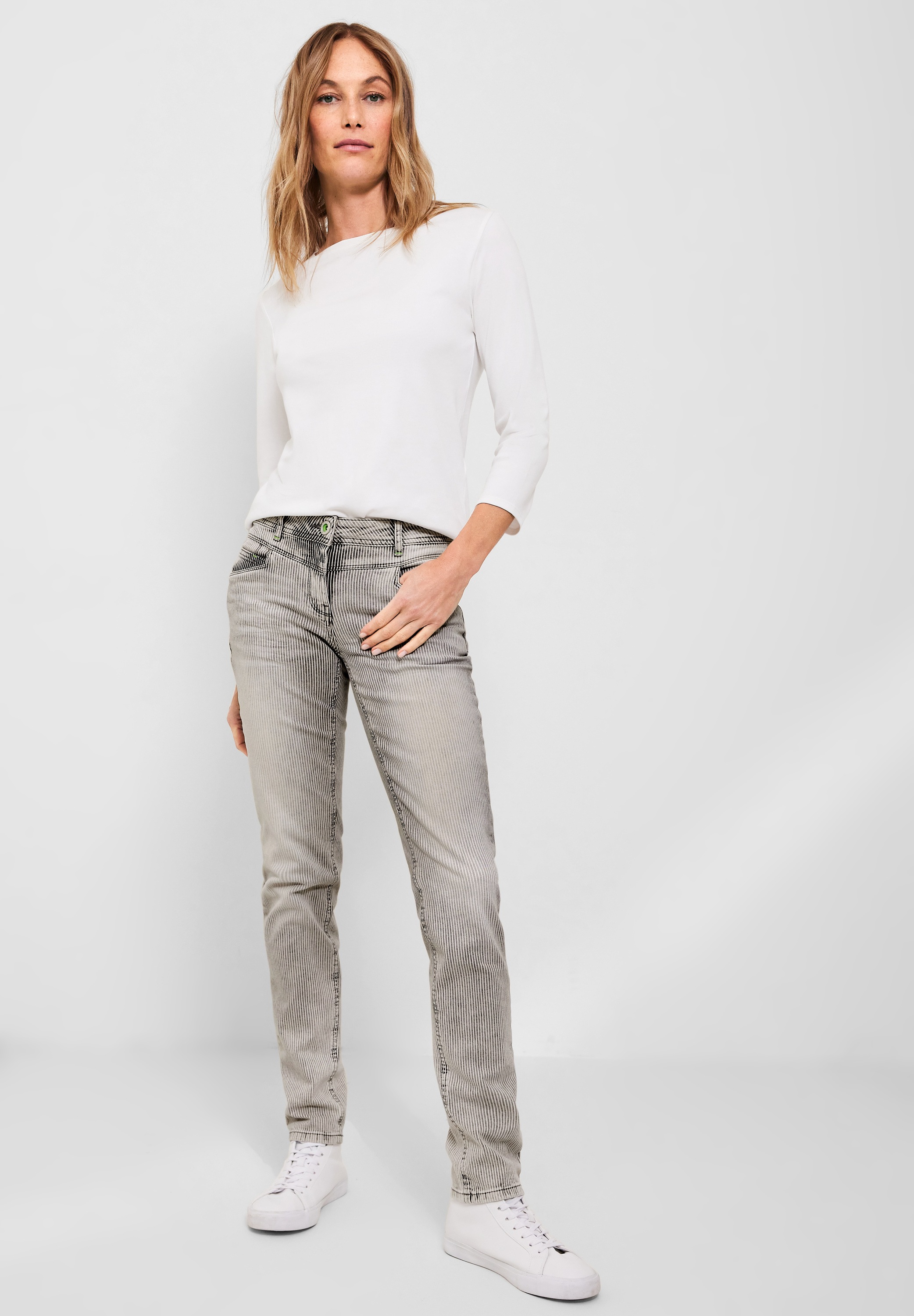 Cecil Comfort-fit-Jeans, Middle Waist
