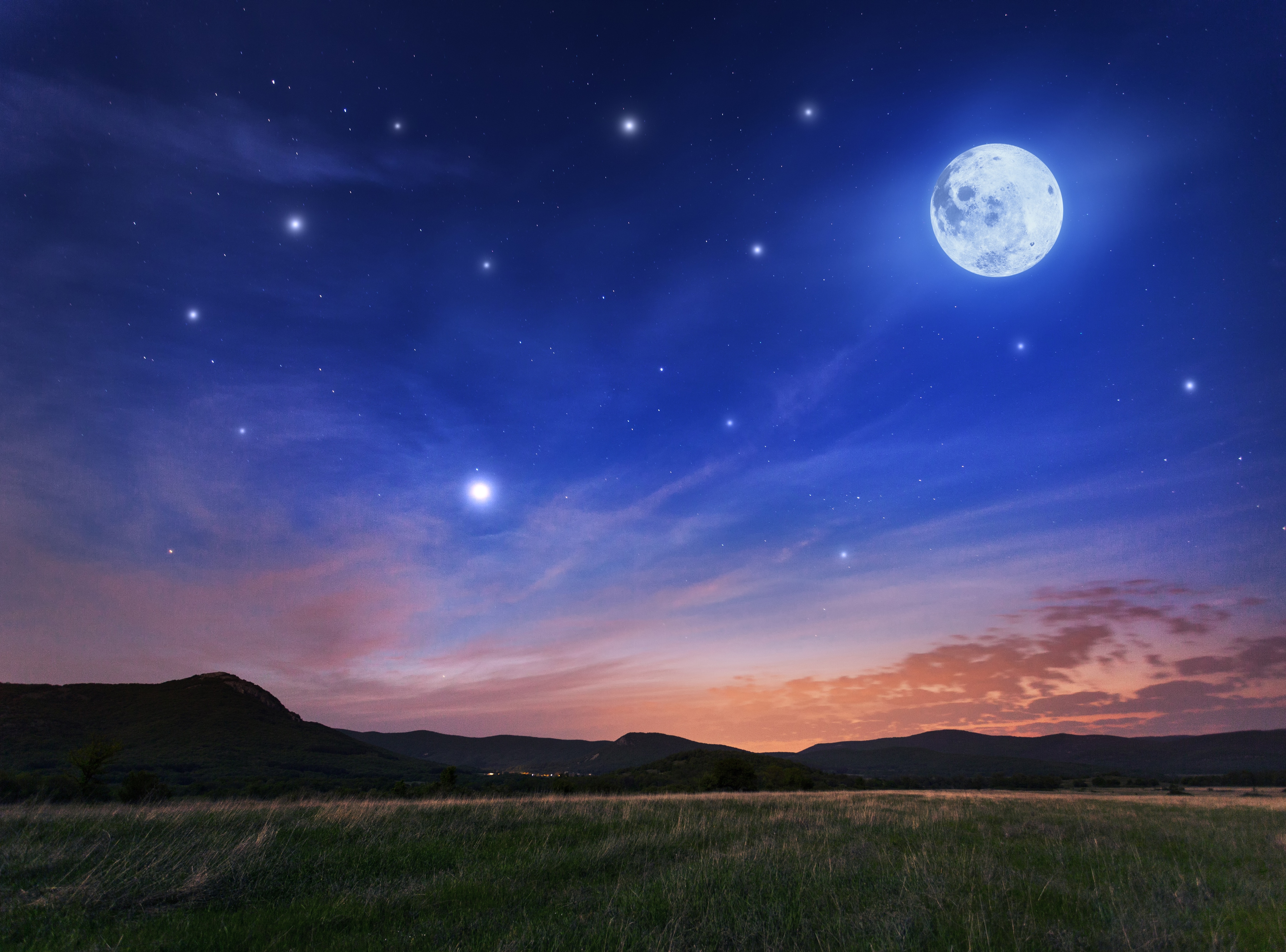 Papermoon Fototapete "Full Moon" glatt