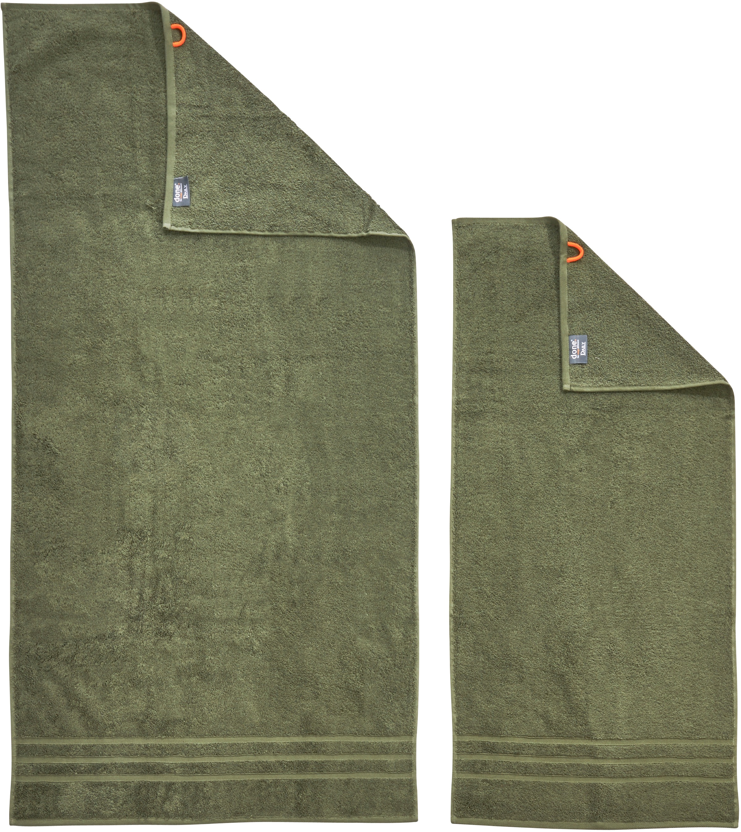 done. Handtuch Set "Daily Uni" 2x Handtücher (50x100 cm) & 2 Duschtücher(70 günstig online kaufen