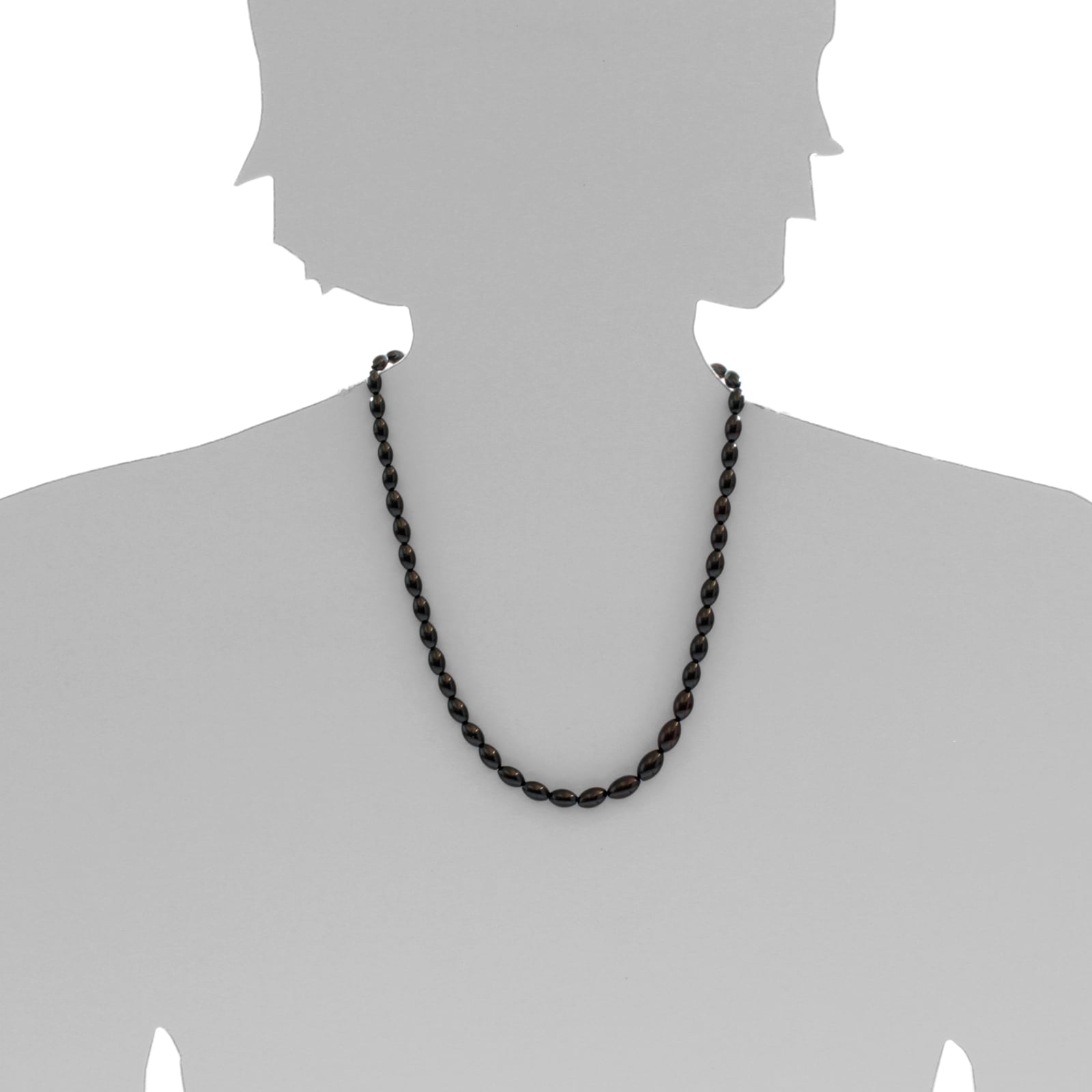 OSTSEE-SCHMUCK Gliederkette »Ostsee-Schmuck Kette Olive -50 cm- Kette Olive -50 cm-«, (1 tlg.)