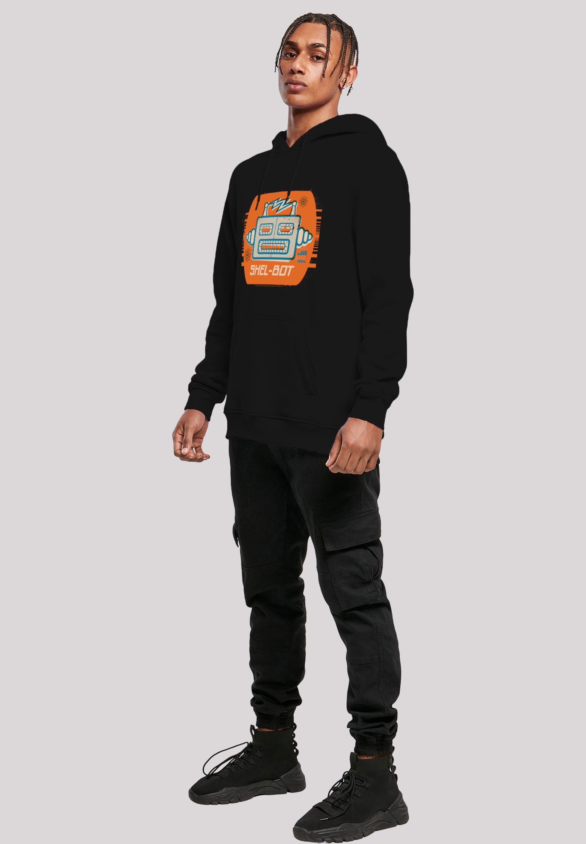 F4NT4STIC Sweatshirt »Big Bang Theory TV Serie Shel-Bot«, Herren,Premium Merch,Slim-Fit,Kapuzenpullover,Bedruckt