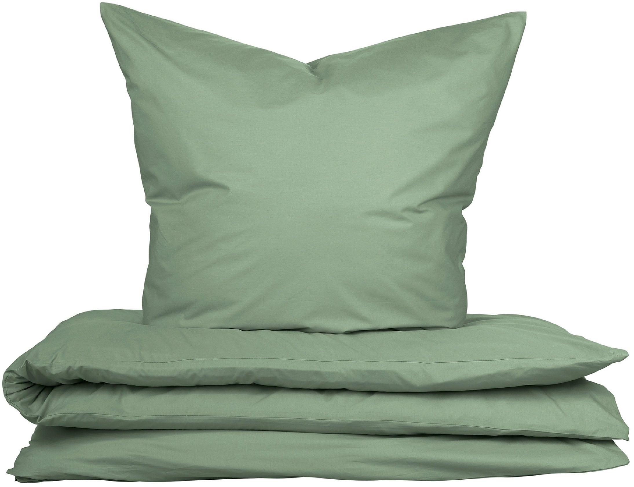 uncover by SCHIESSER Bettwäsche "Soho aus weicher Baumwolle in gedeckten Uni-Farben" 2 Stk. Made in Green