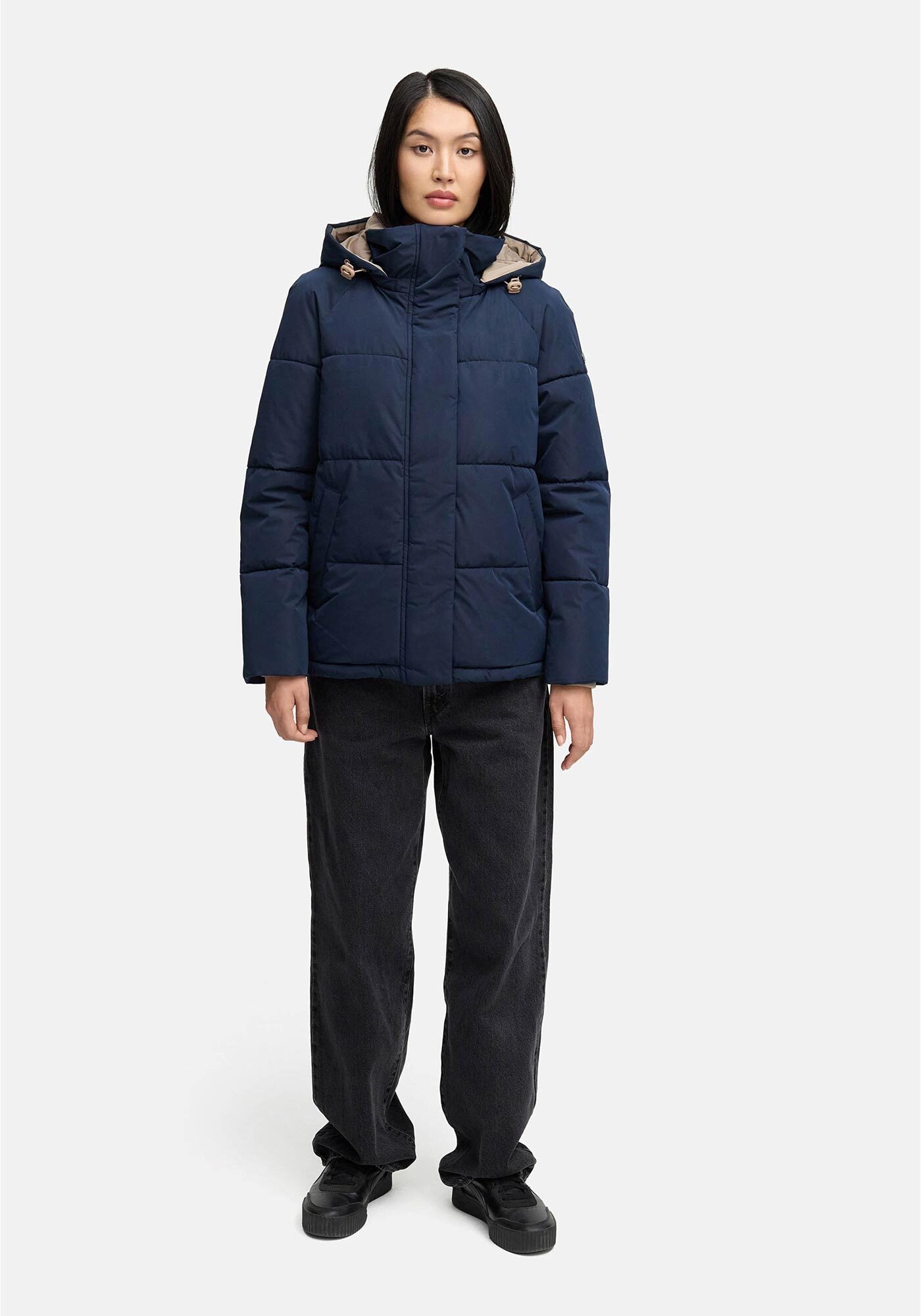 Marikoo Winterjacke »Omariaa« mit abnehmbarer Kapuze und hochschließendem Kragen