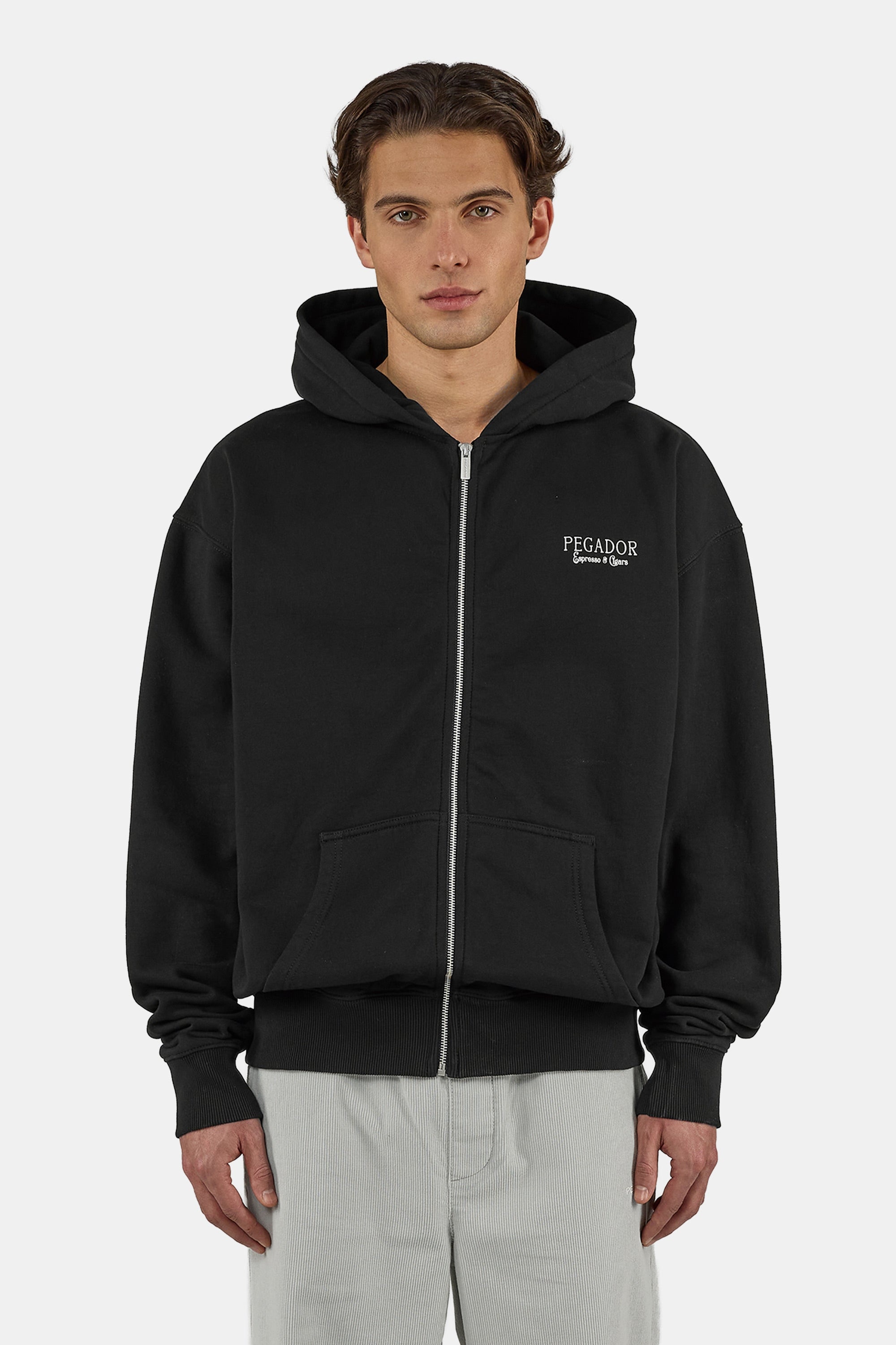 PEGADOR Kapuzensweatjacke "Dragor Oversized Sweat Jacket" Baumwollmischung, günstig online kaufen
