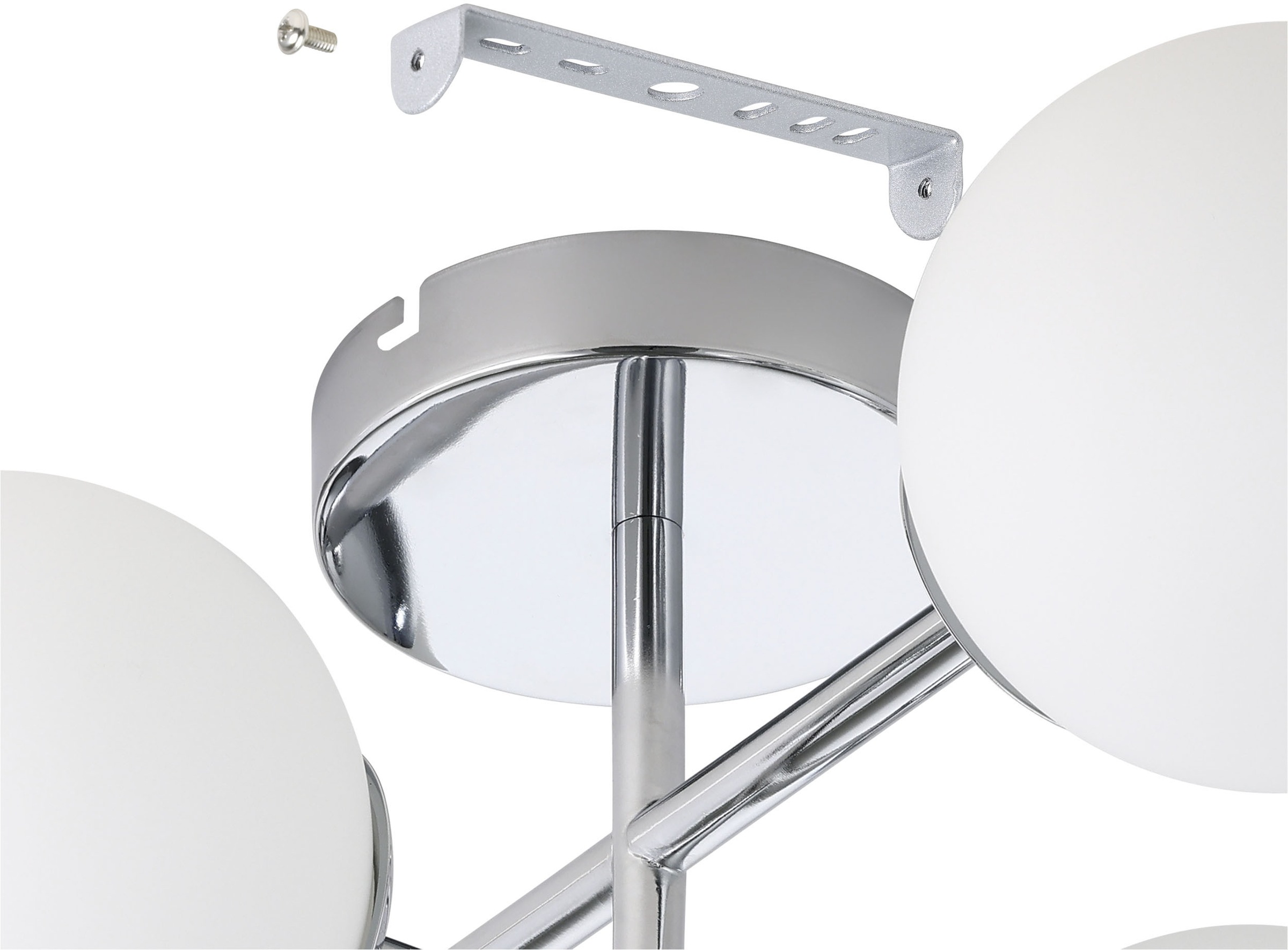 EGLO LED Deckenleuchte »CASTROVIDO Deckenlampe - Stahl - G9 - 4X4,2W - IP44« G9 1 Stk. Wohzimmerlampe, Esszimmerlampe, Flur, Schlafzimmer,L47,5xB38,5xH19,5cm