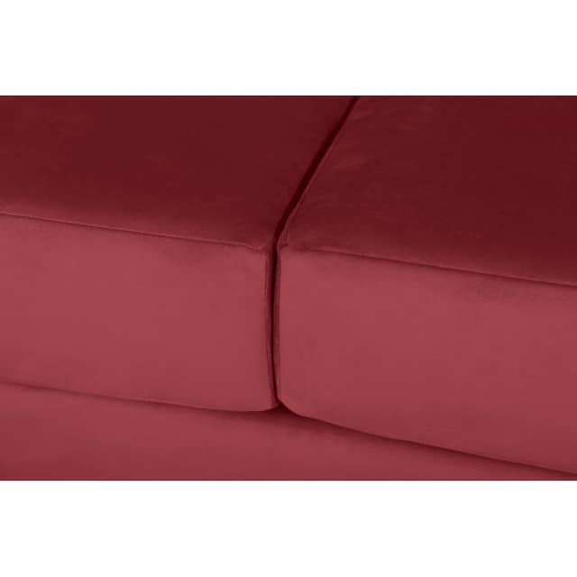 Black Friday Alte Gerberei Ecksofa »Velina«, mit Metall-Winkelfüßen, Breite  251 cm | BAUR