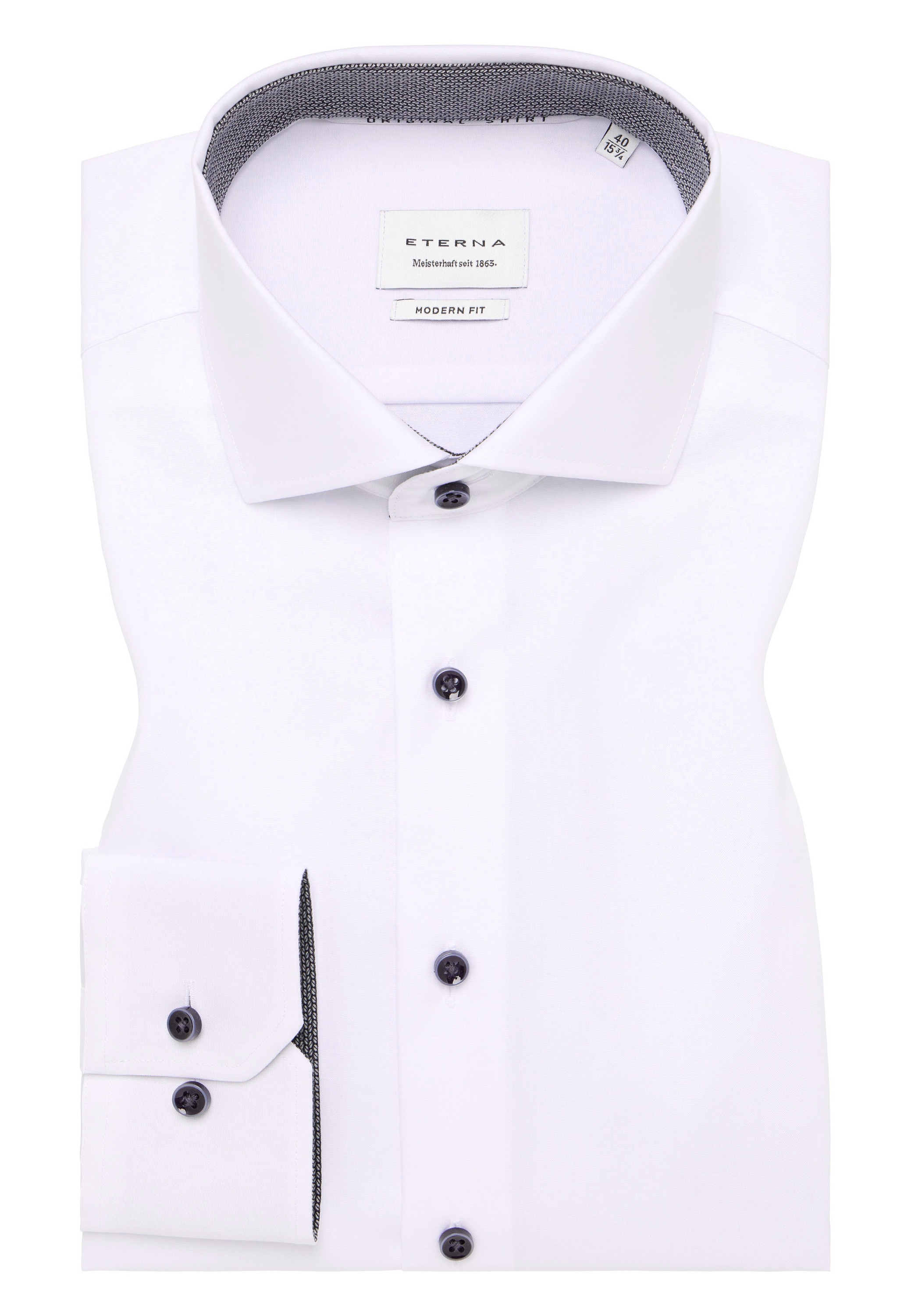 Eterna Langarmhemd »MODERN FIT«, NON IRON (bügelfrei)
