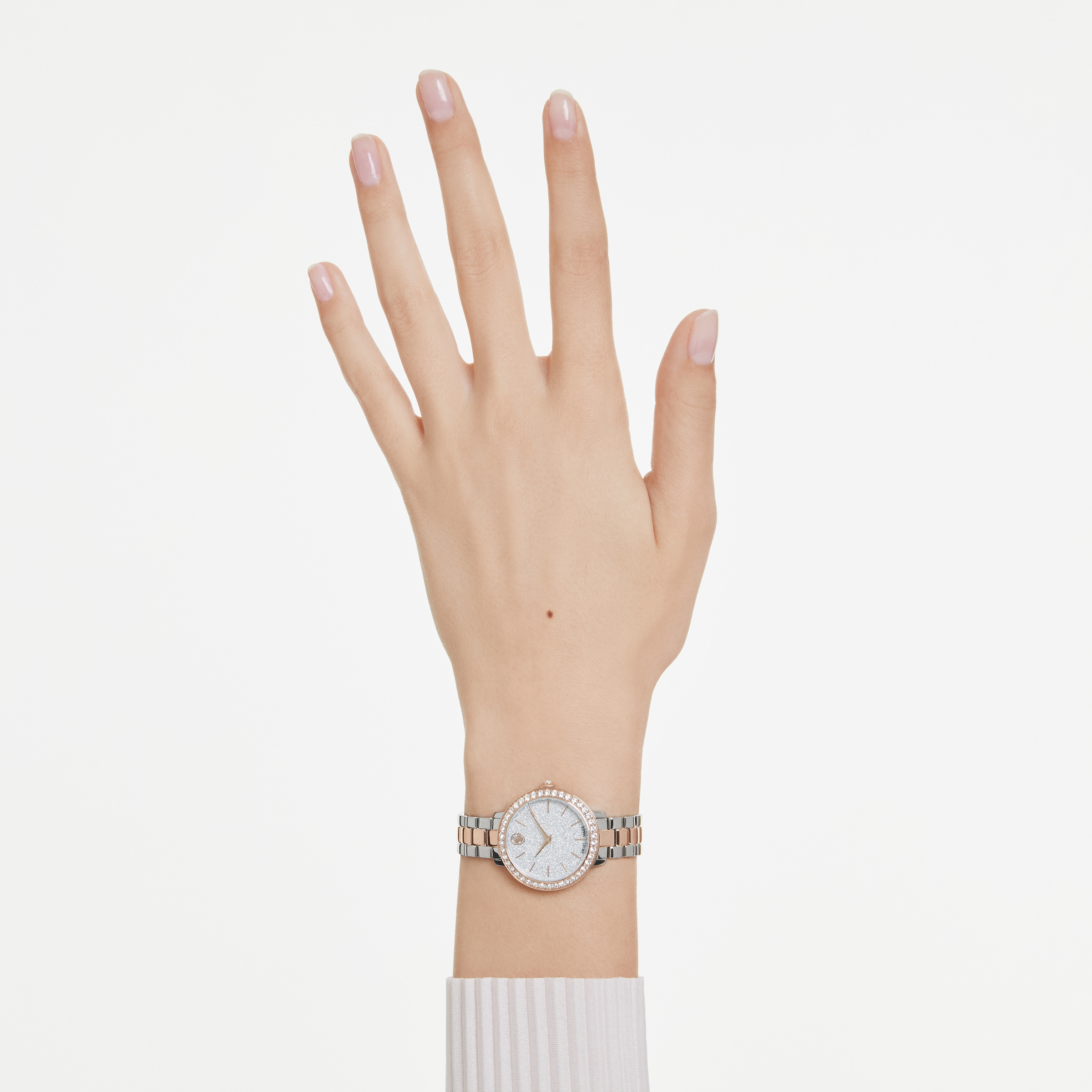 Swarovski Quarzuhr »MATRIX 3-LINK«, Armbanduhr, Damenuhr, Swiss Made, Edelstahlarmband, analog