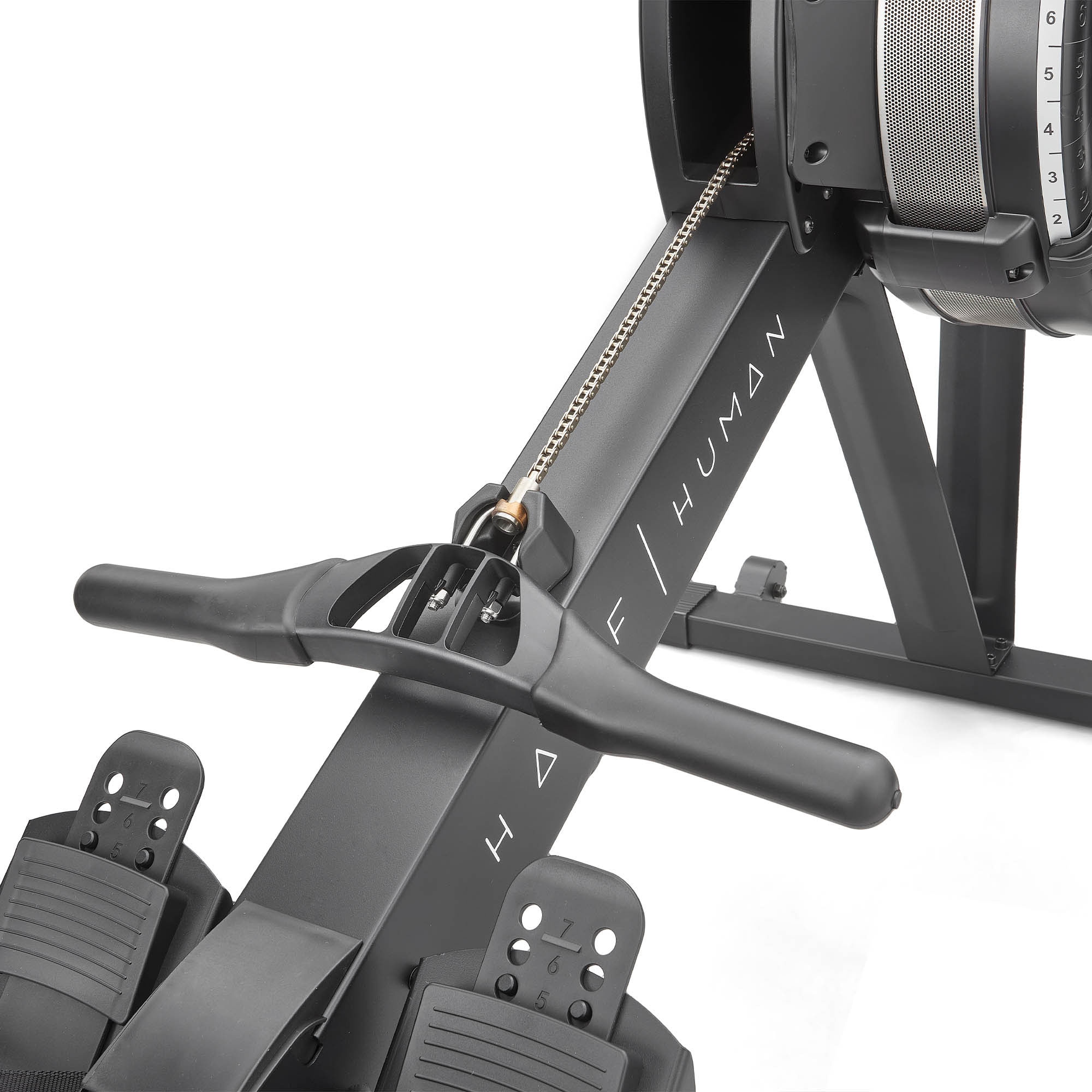 Half Human Rudergerät »Air Rower Rudergerät«, Rudermaschine, 10 Widerstandsstufen