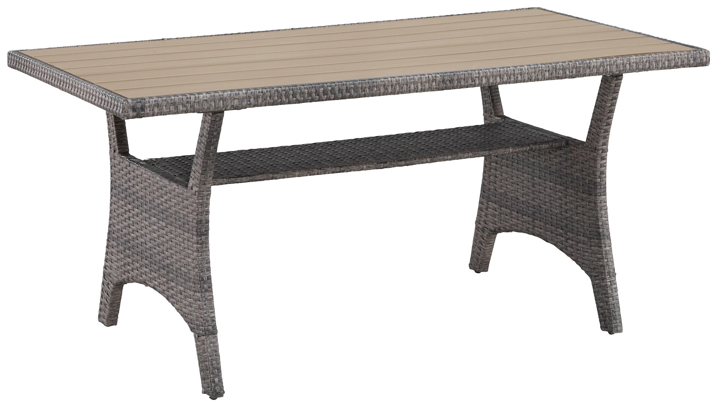 KONIFERA Gartenlounge-Set »Keros | tlg.), Premium«, Tisch, BAUR (20 Polyrattan Hocker, Ecklounge, 2 Sessel