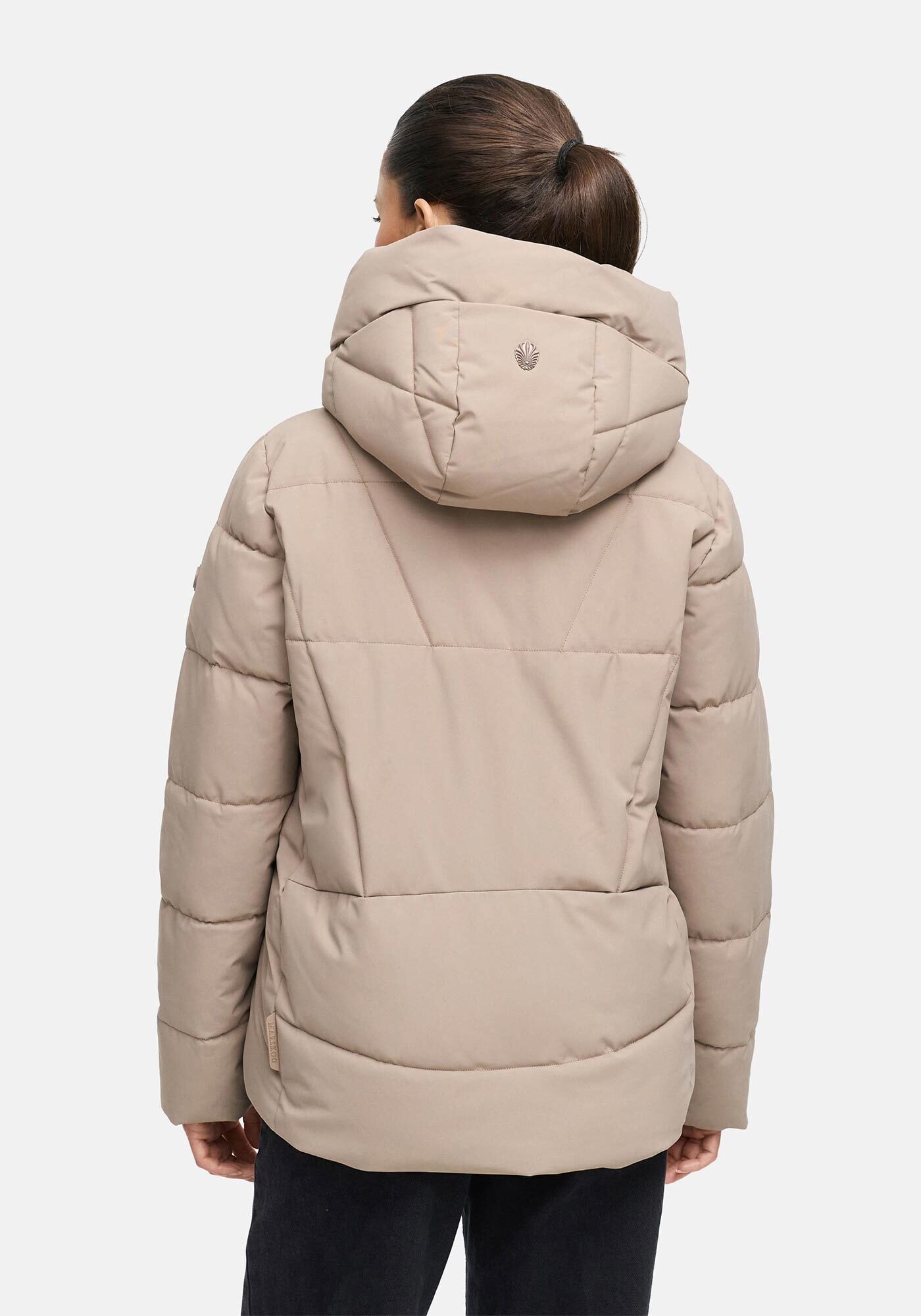 Marikoo Winterjacke »Kuschelnasee«, mit extra hohem Kragen und warmem Fleecefutter