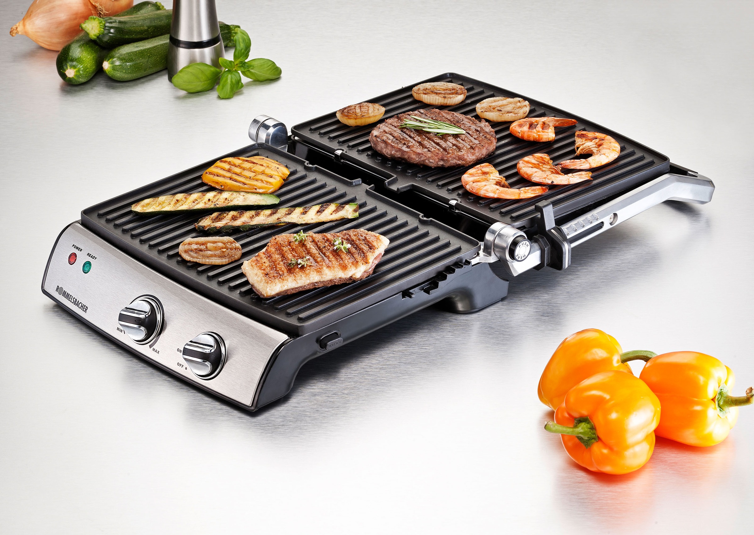 Rommelsbacher Kontaktgrill »KG 2020«, 2000 W