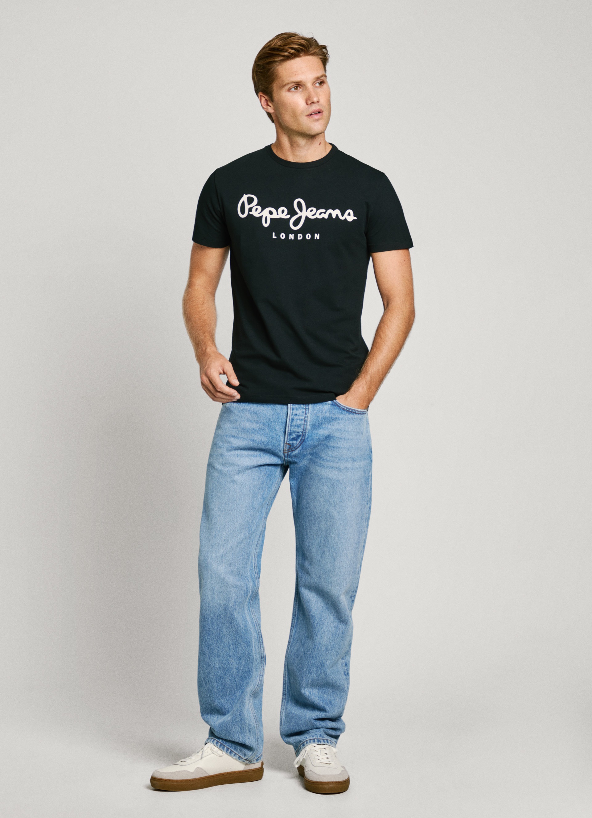 Pepe Jeans T-Shirt, mit Markenprint vorne