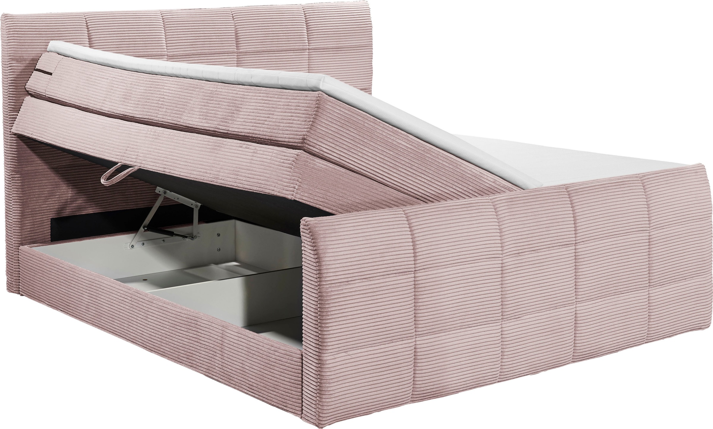 ED EXCITING DESIGN Boxspringbett »Bolivia«, harte Seite mit Kokosmatte, weiche Seite mit Filzabdeckung
