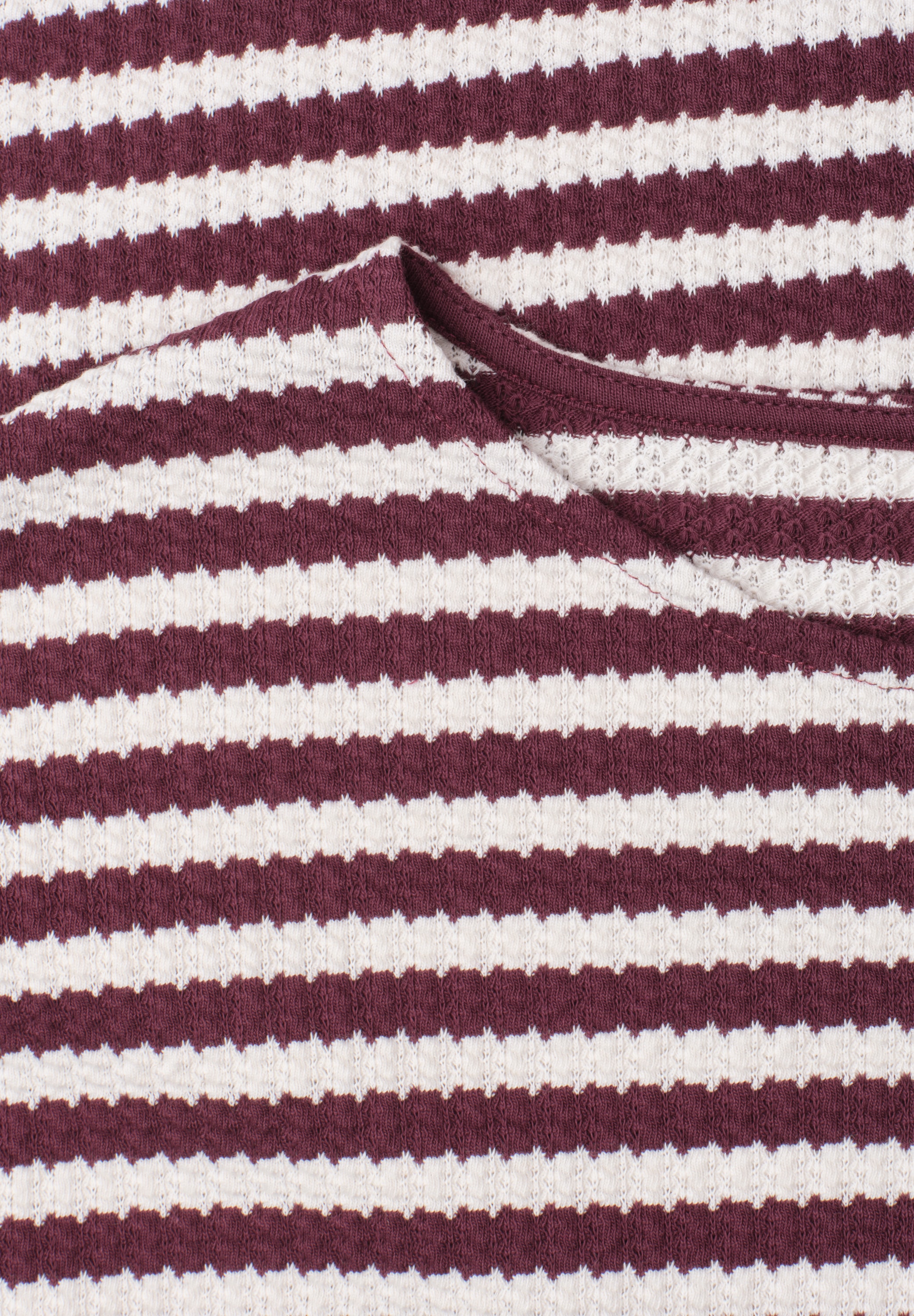 STREET ONE Midikleid Ohne Taschen mit Streifen