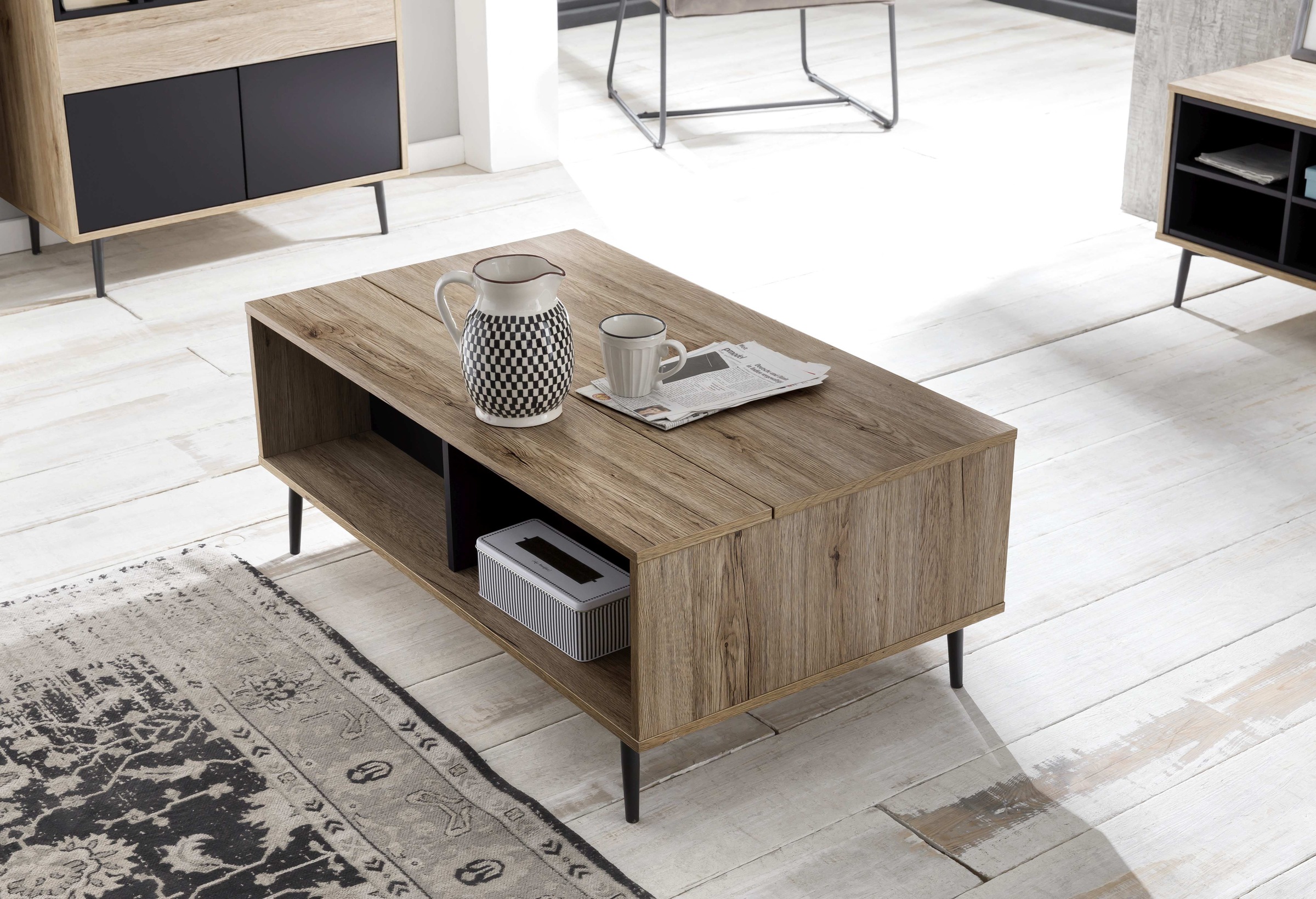 SIT Couchtisch "Wohnzimmertisch Mailbox – Scandi‑Low Couch‑Tisch MDF mit Me günstig online kaufen