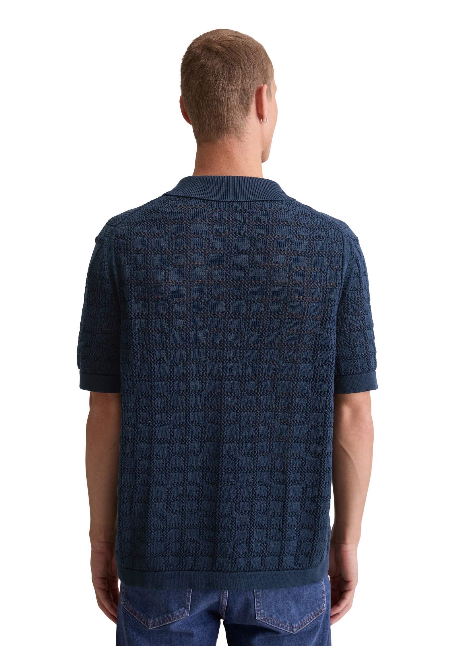 Marc O'Polo DENIM Kurzarmhemd »aus reiner Bio-Baumwolle«