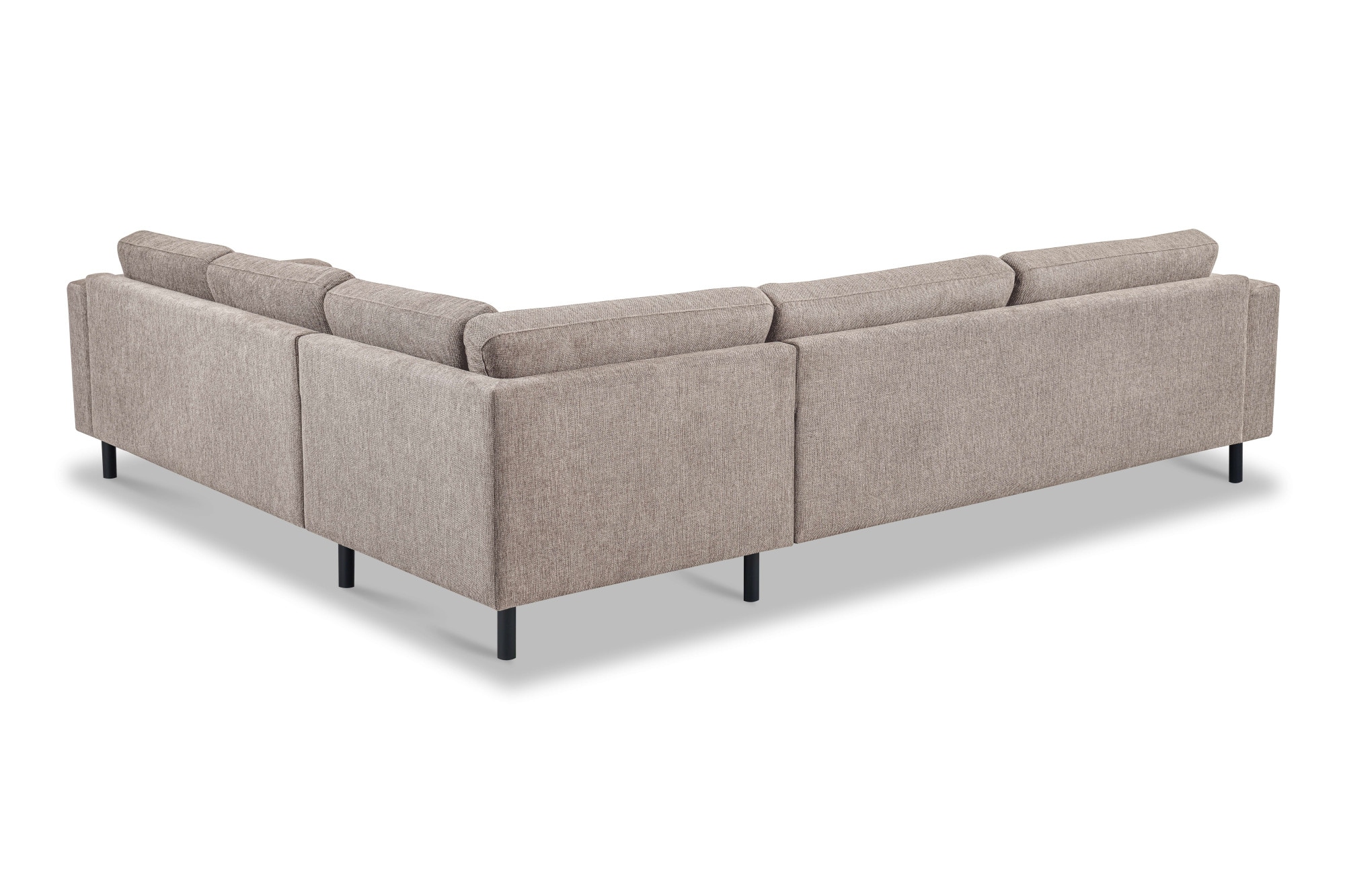 Home affaire Ecksofa »Sveeva, L-Form, B.288 cm, schwarze Metallfüße« langlebiger Webstoff, mit Wellenunterfederung, viele Farben