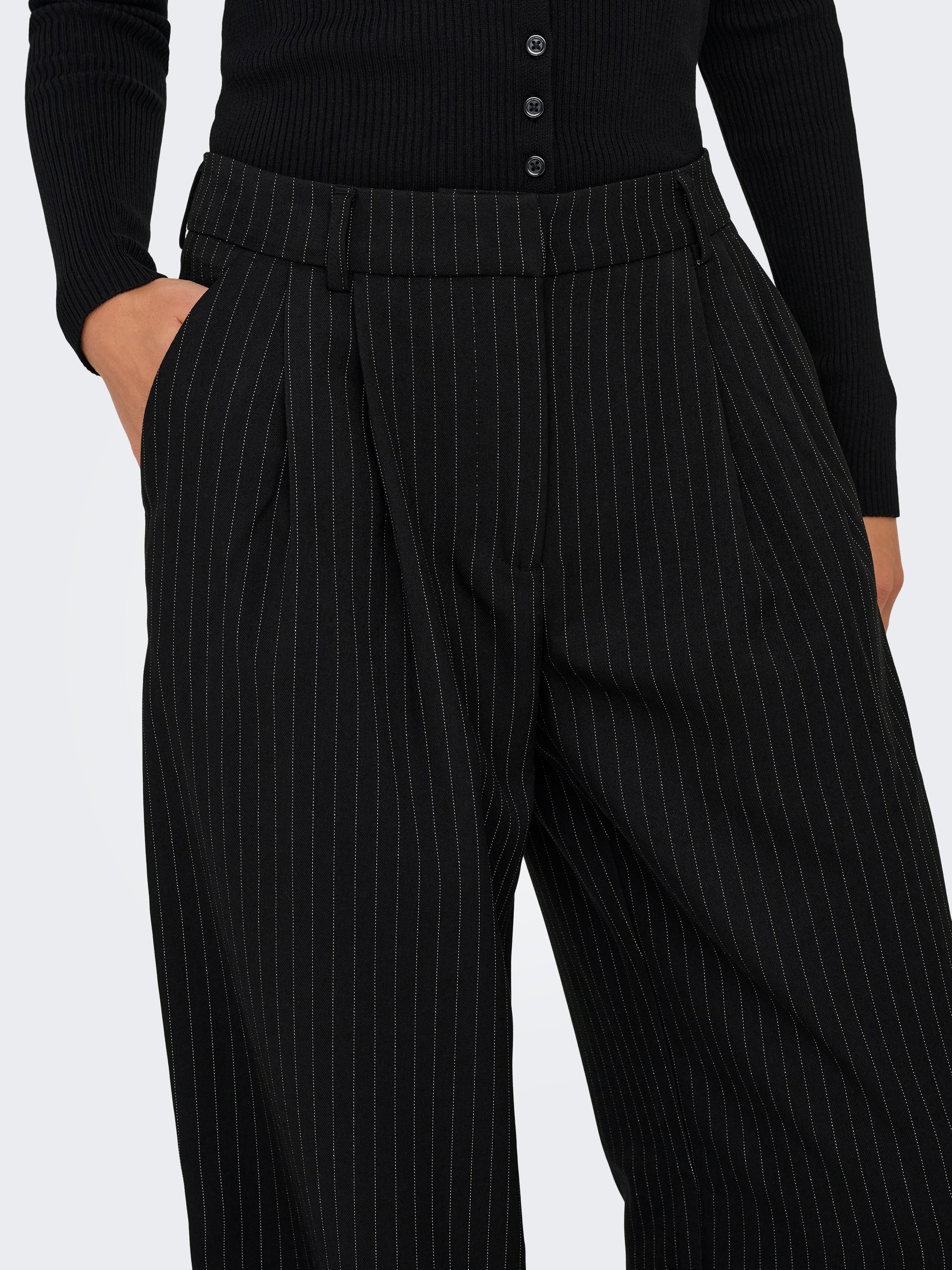 ONLY Anzughose "ONLREINA HW PLEAT STR PINS PANT TLR NOOS" günstig online kaufen