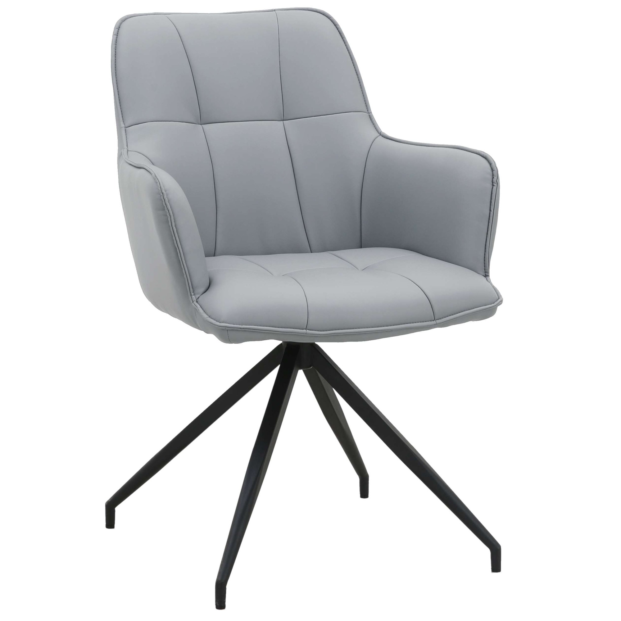 OTTO home Esszimmerstuhl »Cardiff« () 1 Stk.Sitzschale 360° drehbar, Kunstleder Bezug, Sitzhöhe 49 cm