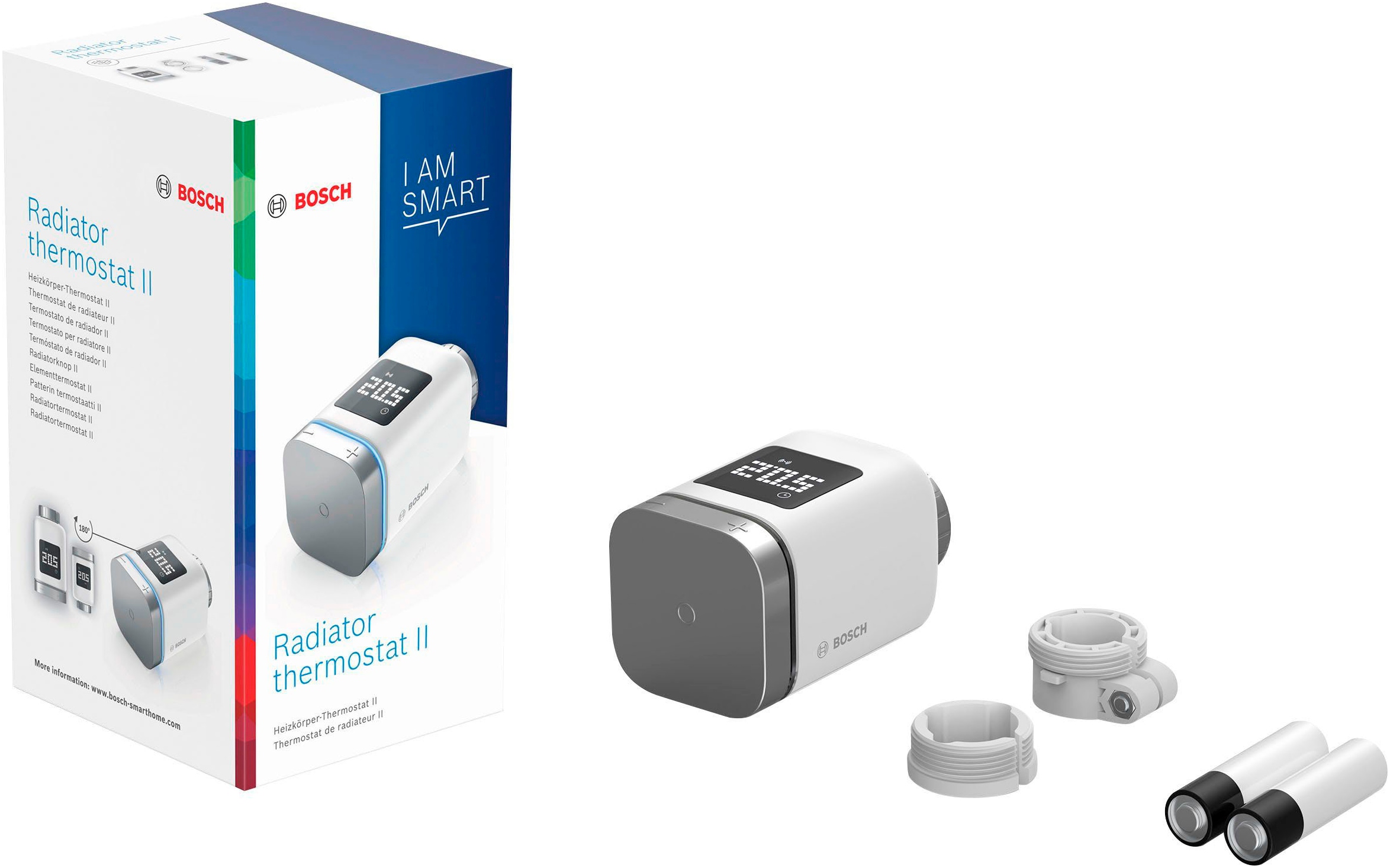 BOSCH Smart-Home-Station »Smart Home Starter Set mit Controller II und 4 Thermostaten«