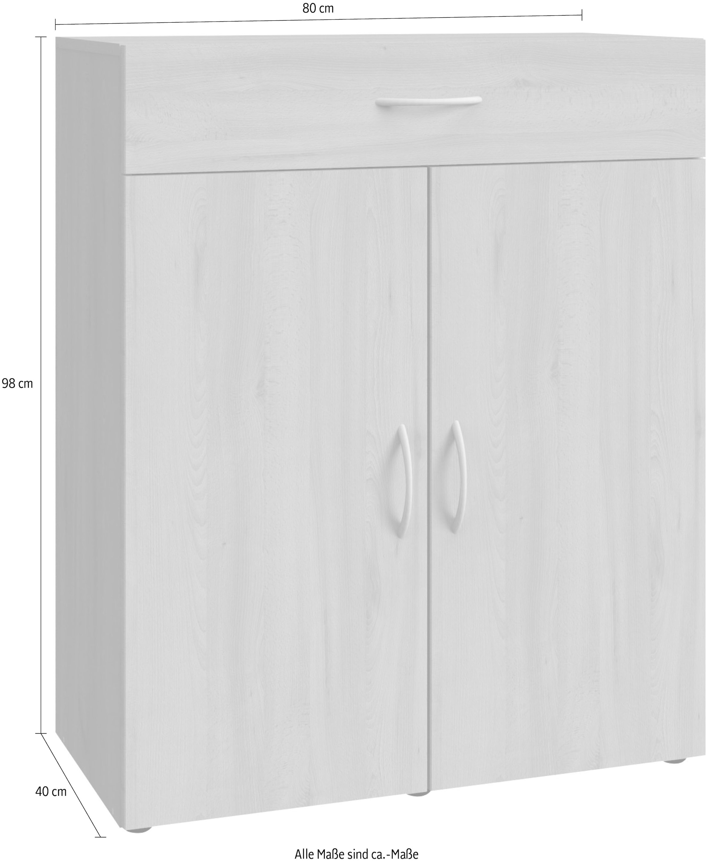 Wimex Kombikommode »Multiraumkonzept Schrank Garderobe Sideboard«, (Dein Schranksystem individuell zusammenstellen), Kommode Schlafzimmer Breite 80cm