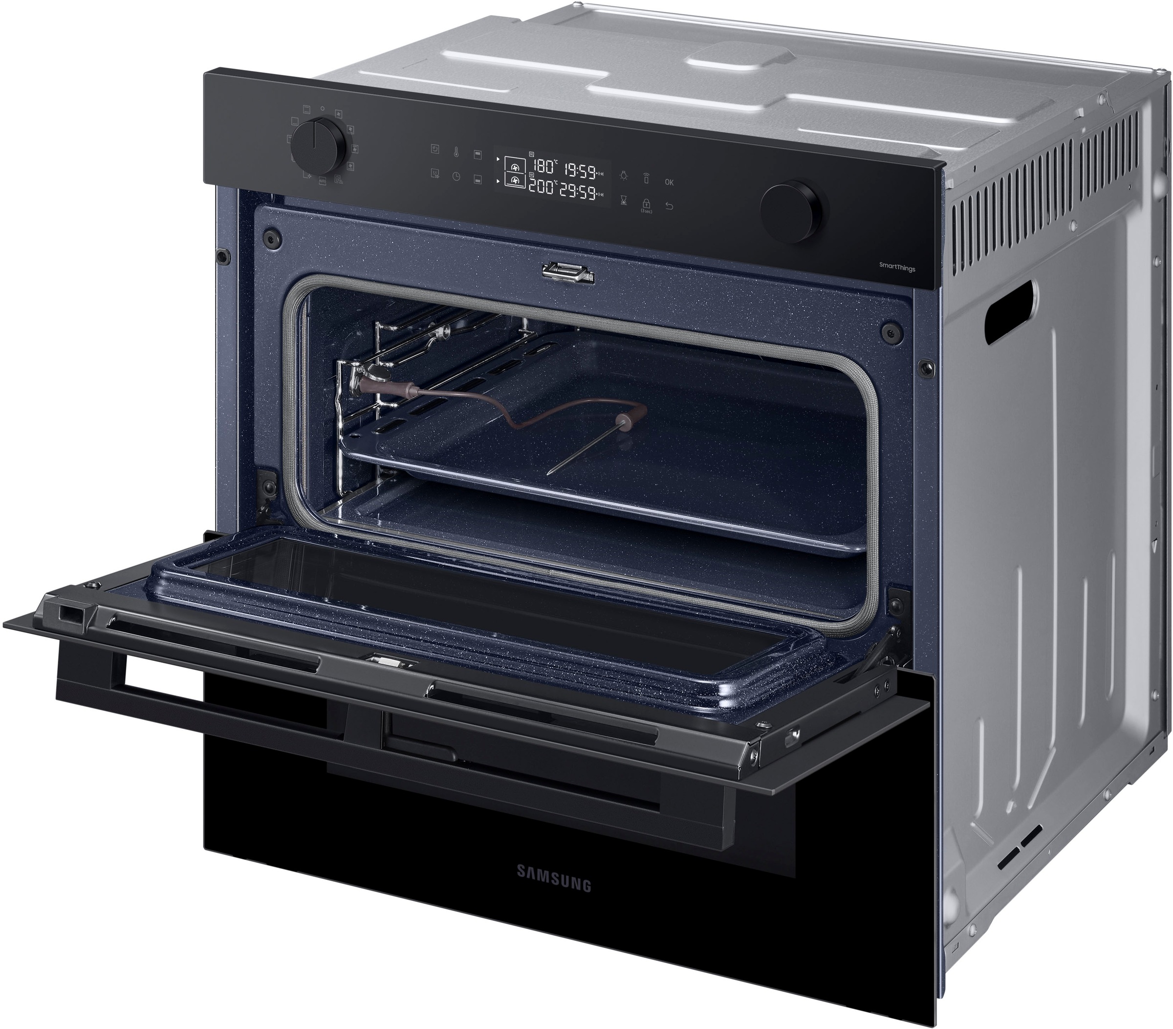 Samsung Einbaubackofen Serie 4 »NV7B45502AK/U1«, Pyrolyse-Selbstreinigung, Dual Cook Flex