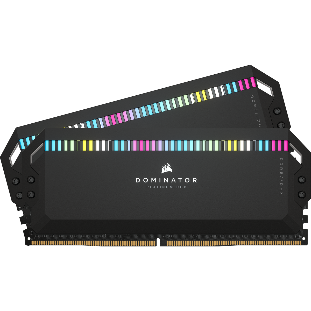 Corsair Arbeitsspeicher »Dominator Platinum RGB DDR5 6200MHz DIMM 32GB (2x16GB)«, RGB Beleuchtung ICUE