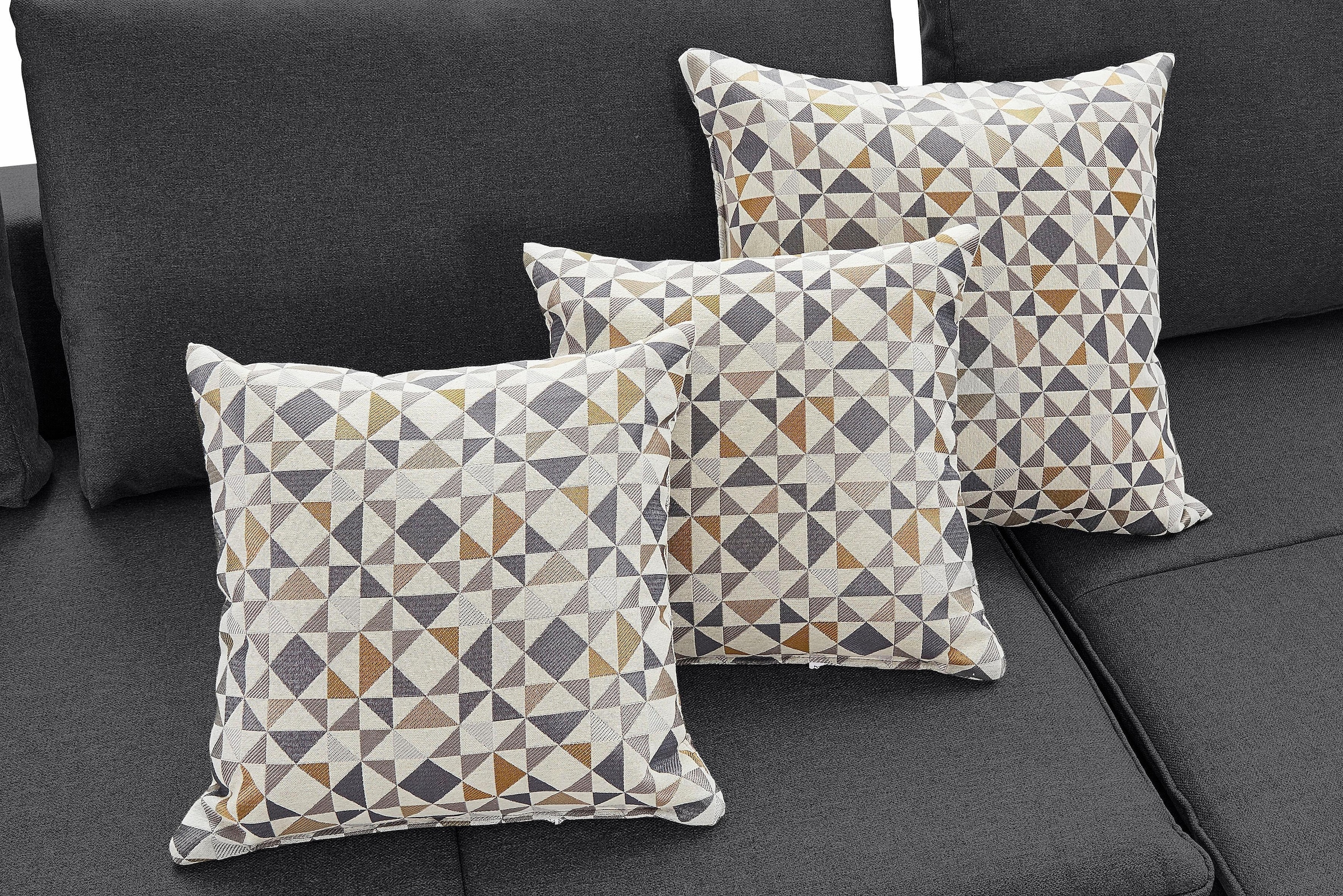 Home affaire Ecksofa »Night & Day L-Form, B: 324 cm, Dauer-Schlaffunktion und Armlehne« Bettfunktion & Bettkasten, Boxspringbett 180x200 cm