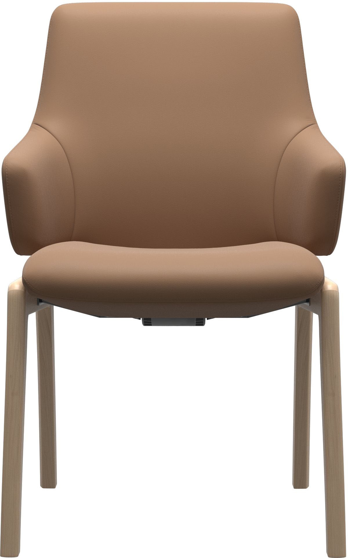 Stressless® Polsterstuhl »Laurel«, Leder BATICK, Low Back mit Armlehne, Größe L, mit abgerundeten Beinen in Schwarz