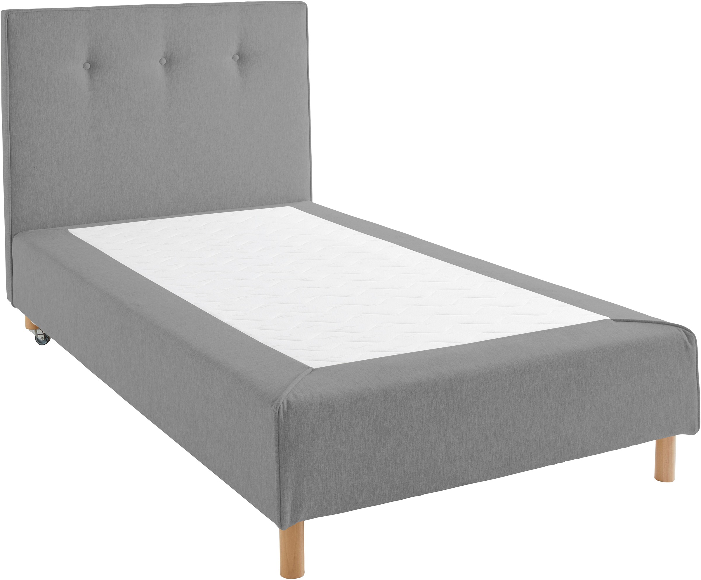 Home affaire Boxspringbett »Heimatblick 100x200cm beliebig erweiterbar zu Doppel- und Familienbett«, Einzelbett, Hotelbett erhältlich in H2,H3 & H4