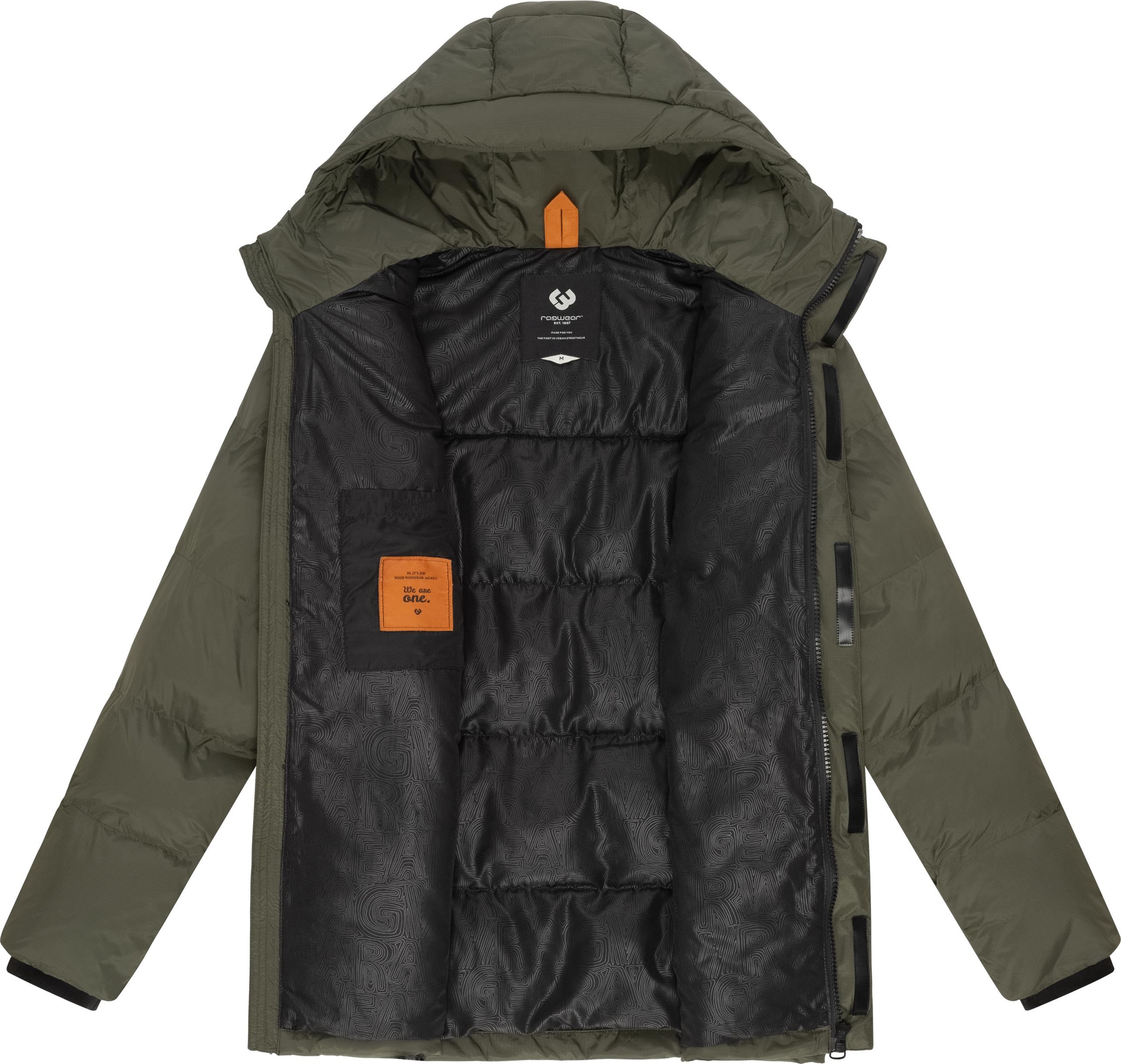 Ragwear Steppjacke »Mikkesh«, mit Kapuze, Sportliche Herren Winterjacke mit Kapuze