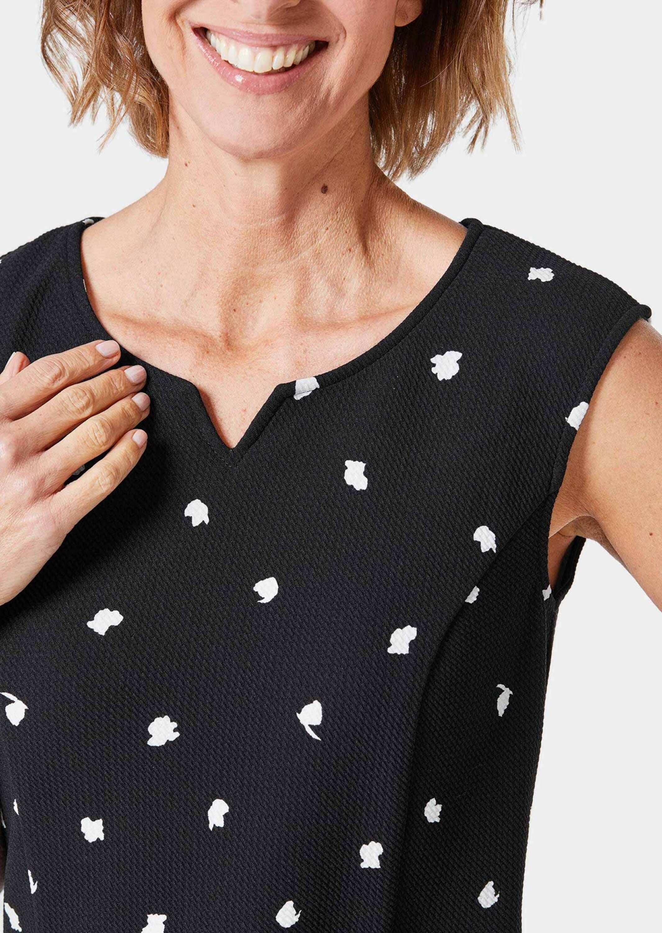 GOLDNER Etuikleid »Druckkleid Elegantes Kleid mit modischem Druck«