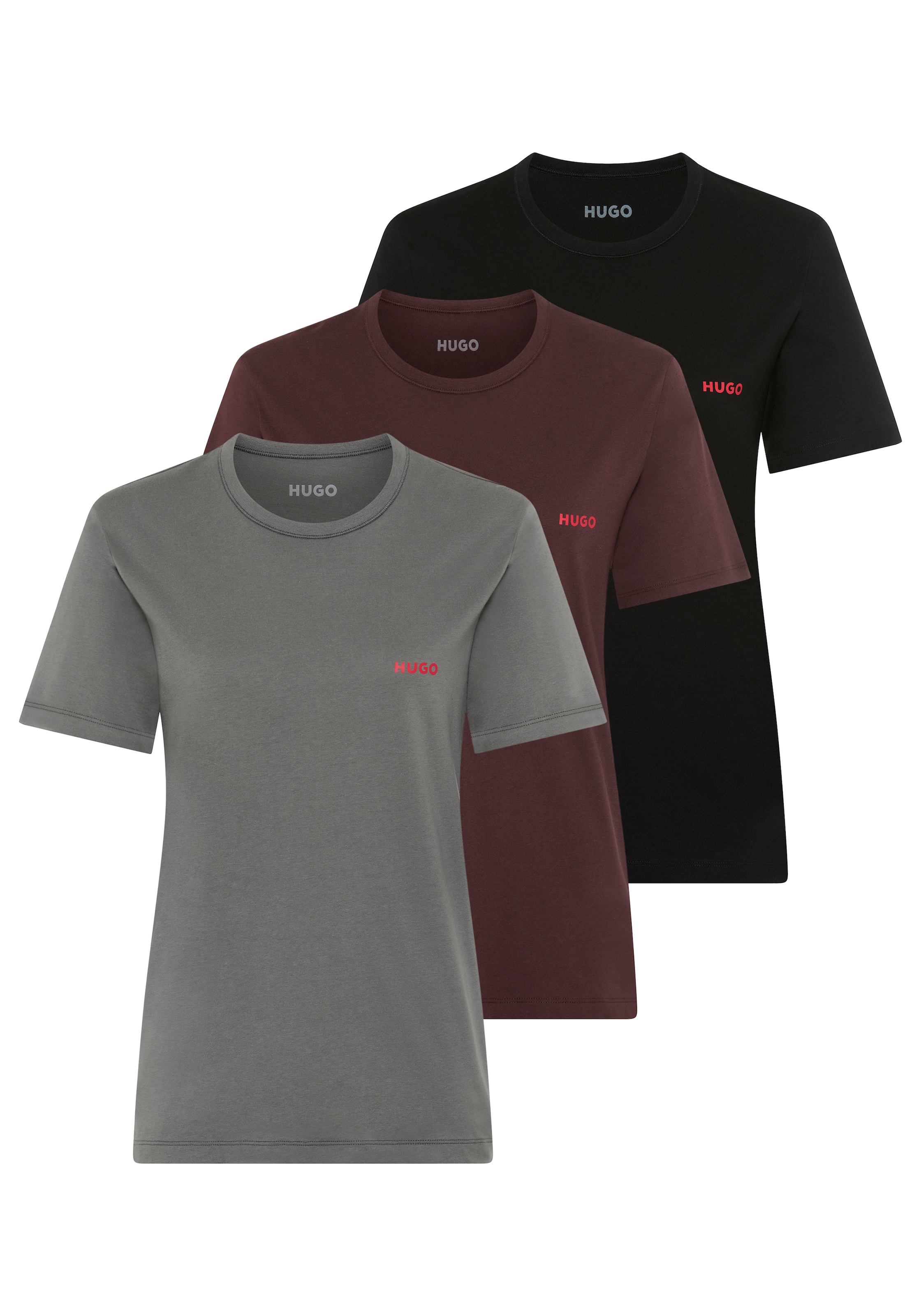 HUGO Underwear T-Shirt "RN TRIPL" Packung, 3 Stk. mit Rundhalsausschnitt günstig online kaufen