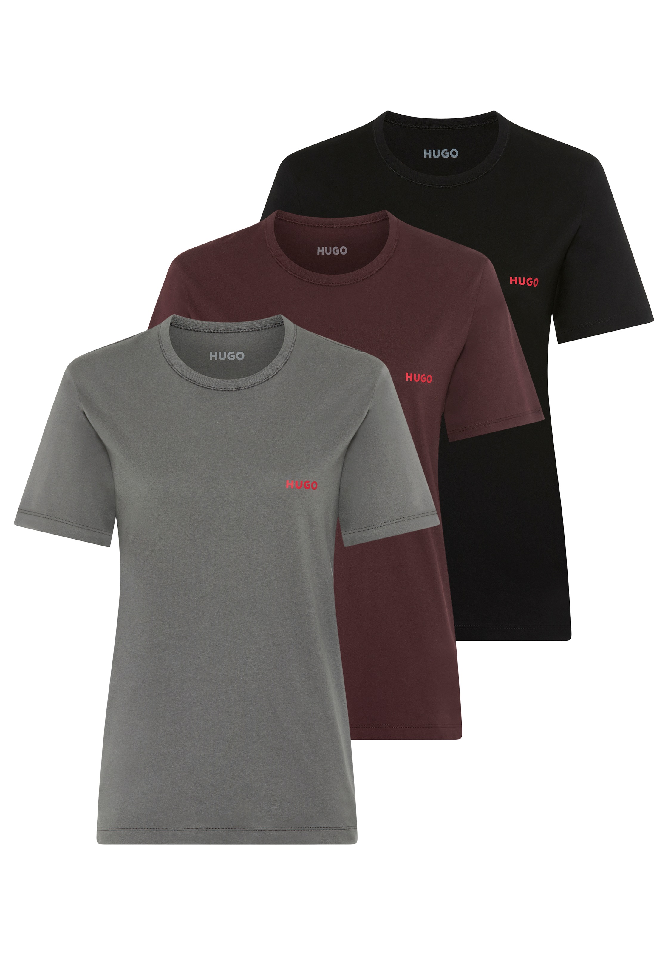 HUGO Underwear T-Shirt "RN TRIPL" Packung, 3 Stk. tlg. mit Rundhalsausschni günstig online kaufen