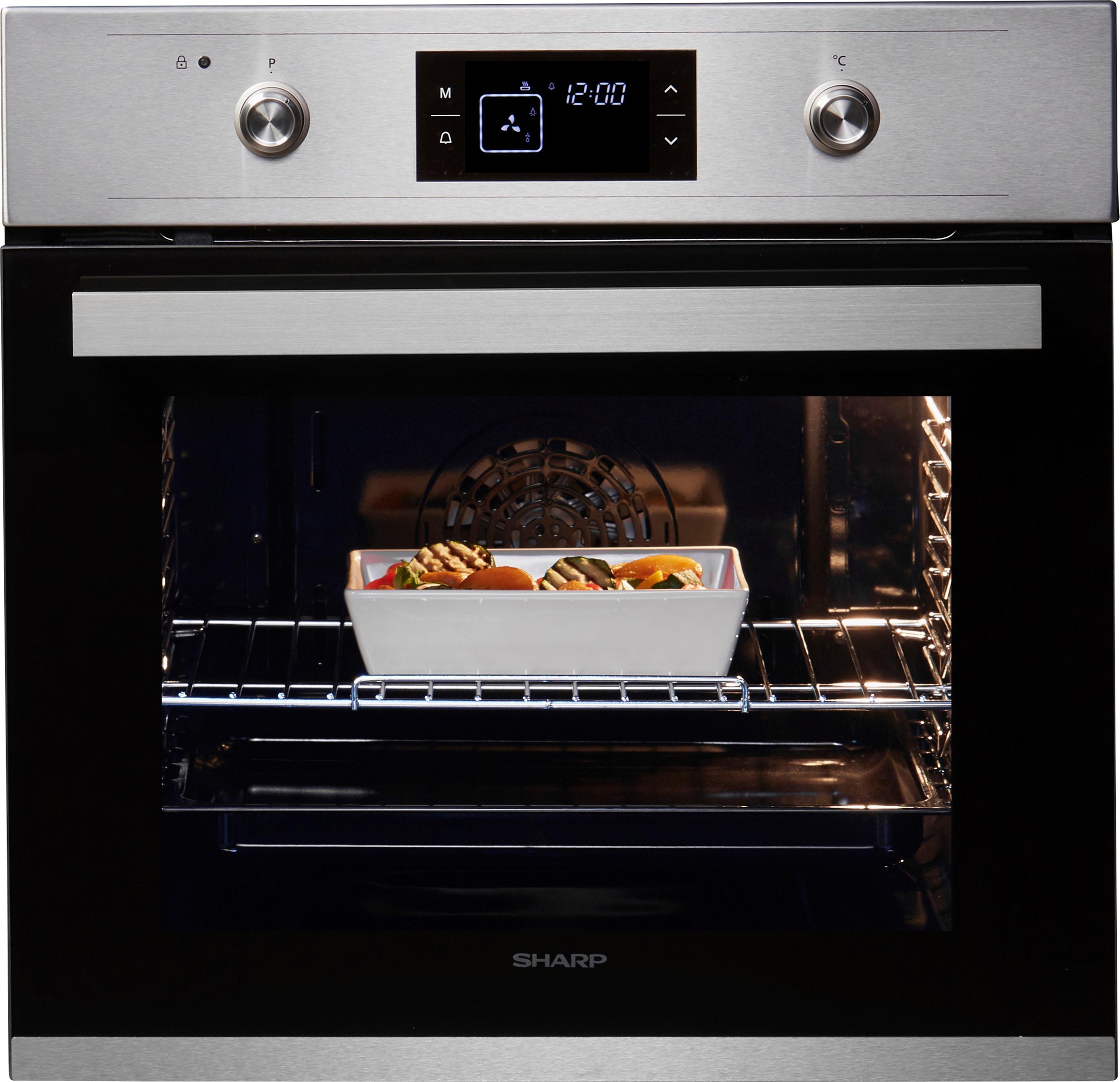Sharp Pyrolyse Backofen  »K-61V28IM1-EU«, Pyrolyse-Selbstreinigung