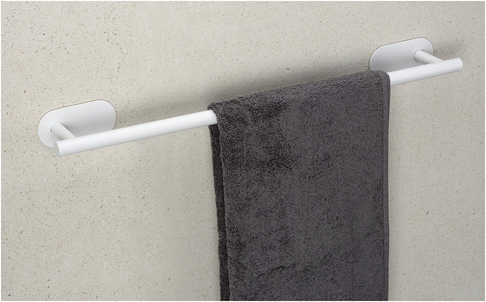 WENKO Handtuchstange »Turbo-Loc® Modell Uno Orea«, aus Edelstahl, Befestigen ohne Bohren, 60 cm