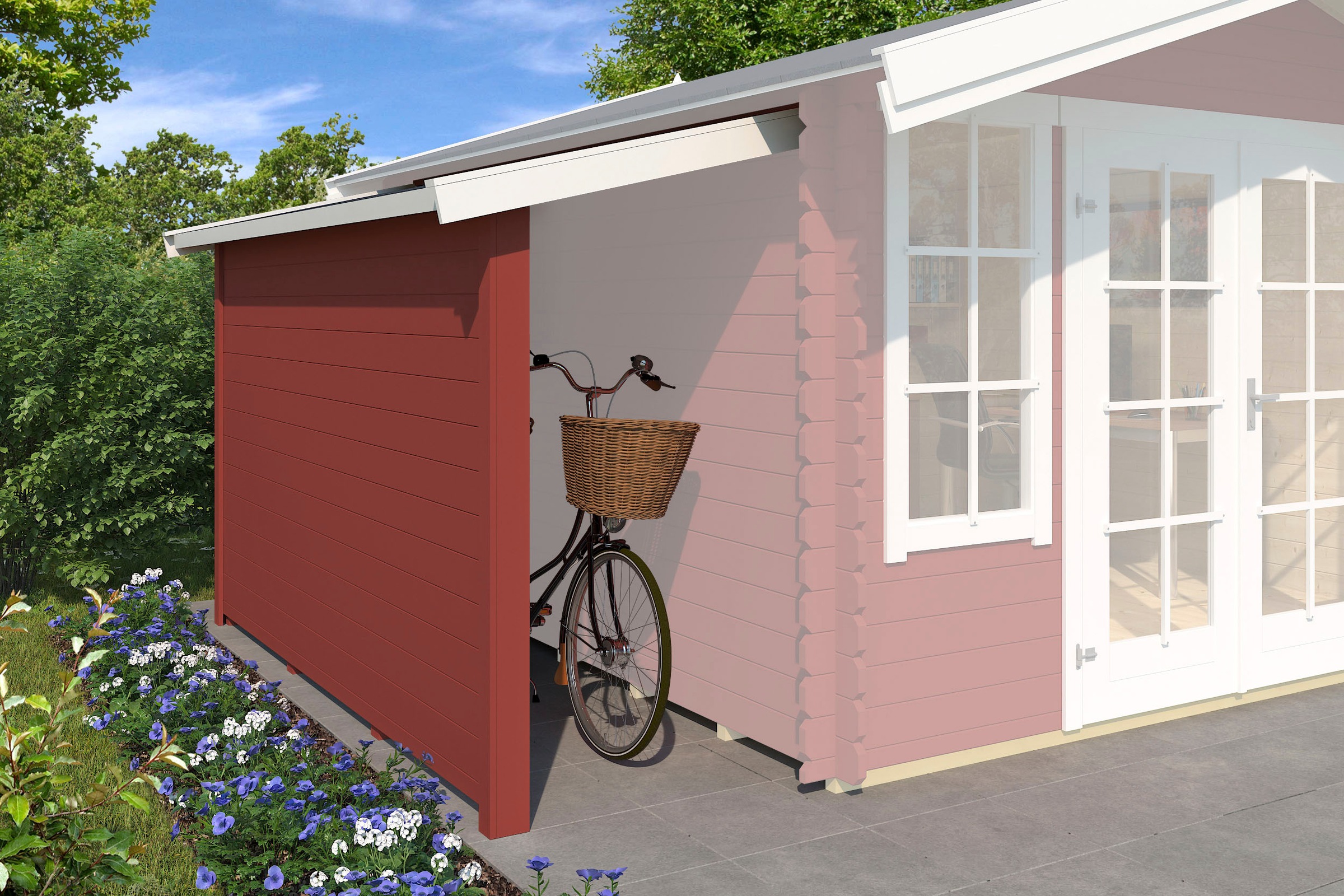 LASITA MAJA "Schleppdach" BxT: 90x300 cm günstig online kaufen