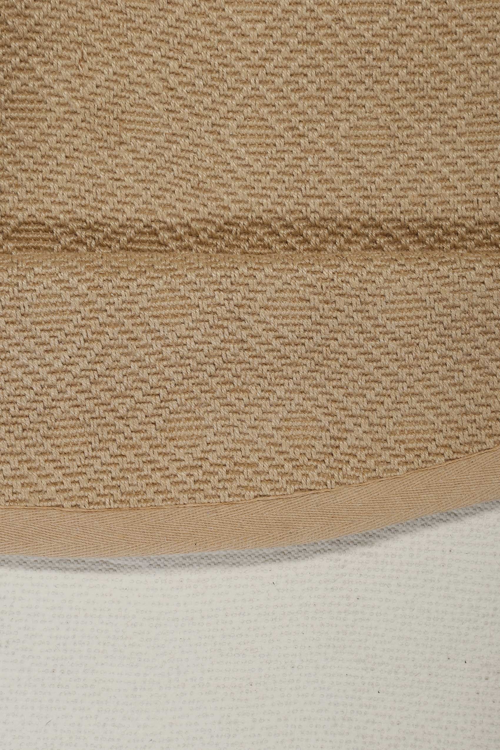 Thumbnail - Wecon home Teppich "Hugo two" rund 8 mm Höhe Naturfaser, Jute, Sisal-Optik, modern, pflegeleicht, Wohnzimmer, Raute