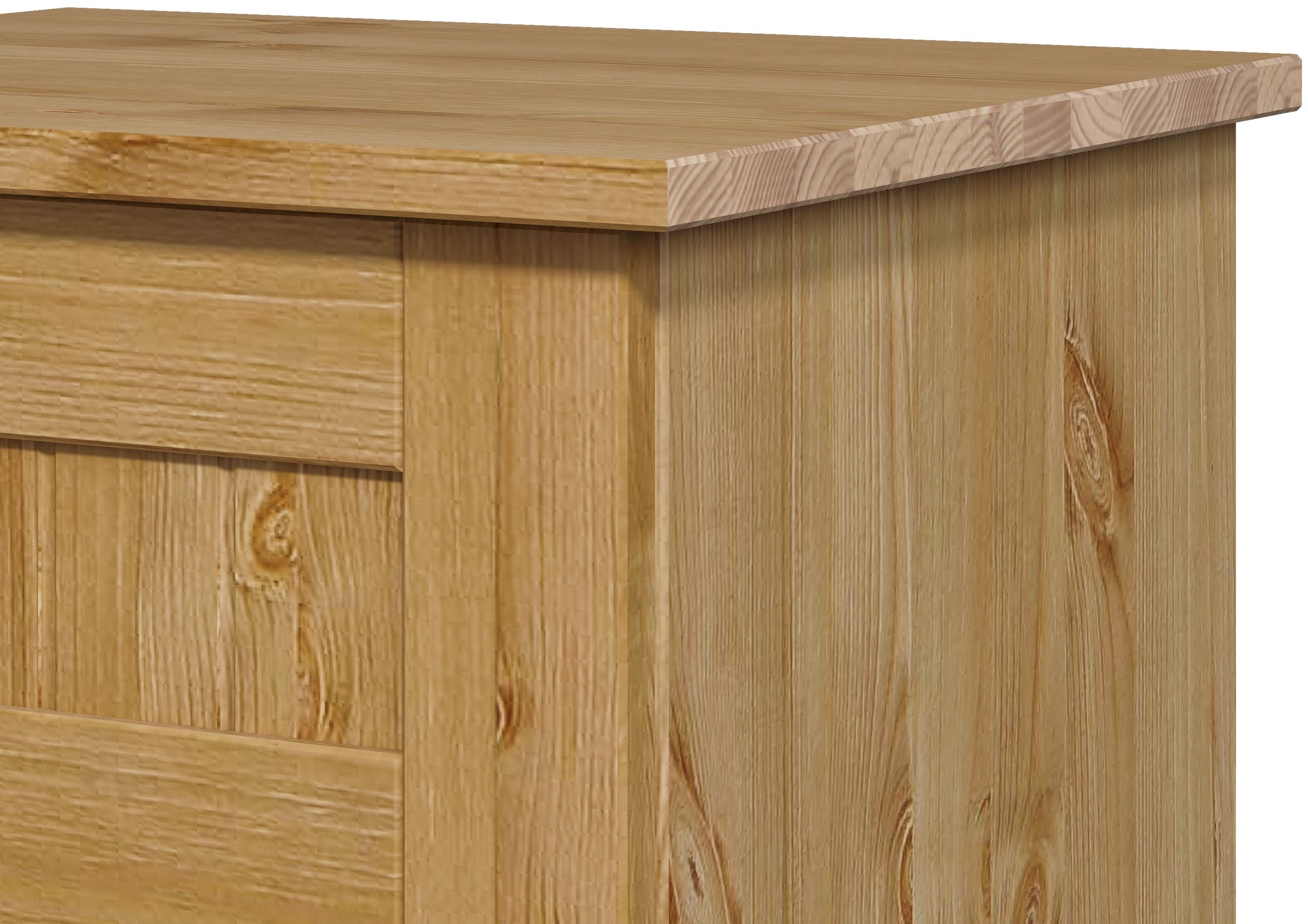 Home affaire Garderobenschrank »Juventus«, (1 St.), aus massiver Kiefer, Breite 67cm, mit Kleiderstange