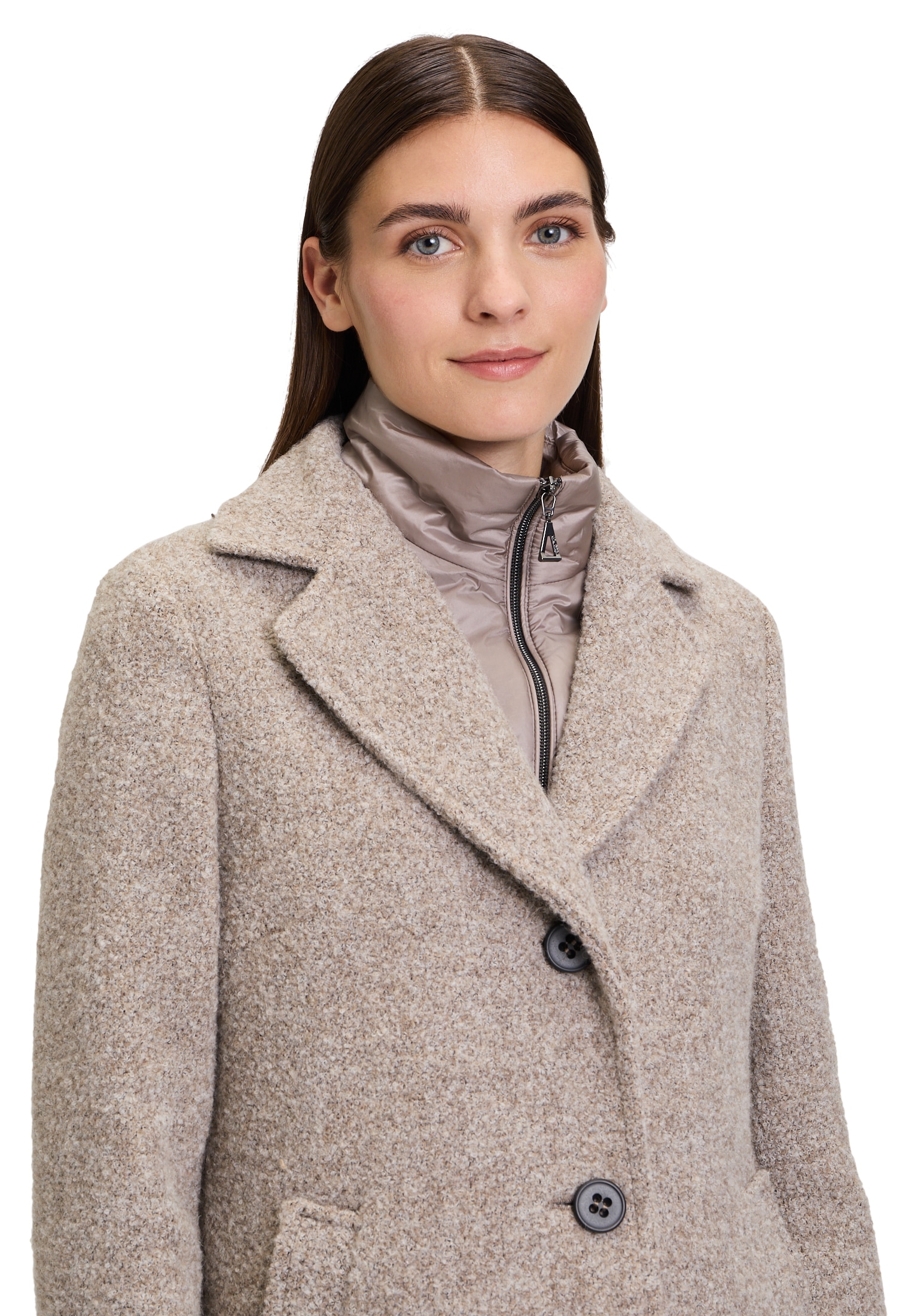 Gil Bret Wolljacke »Damen Wollmantel mit abnehmbarem Westenteil«