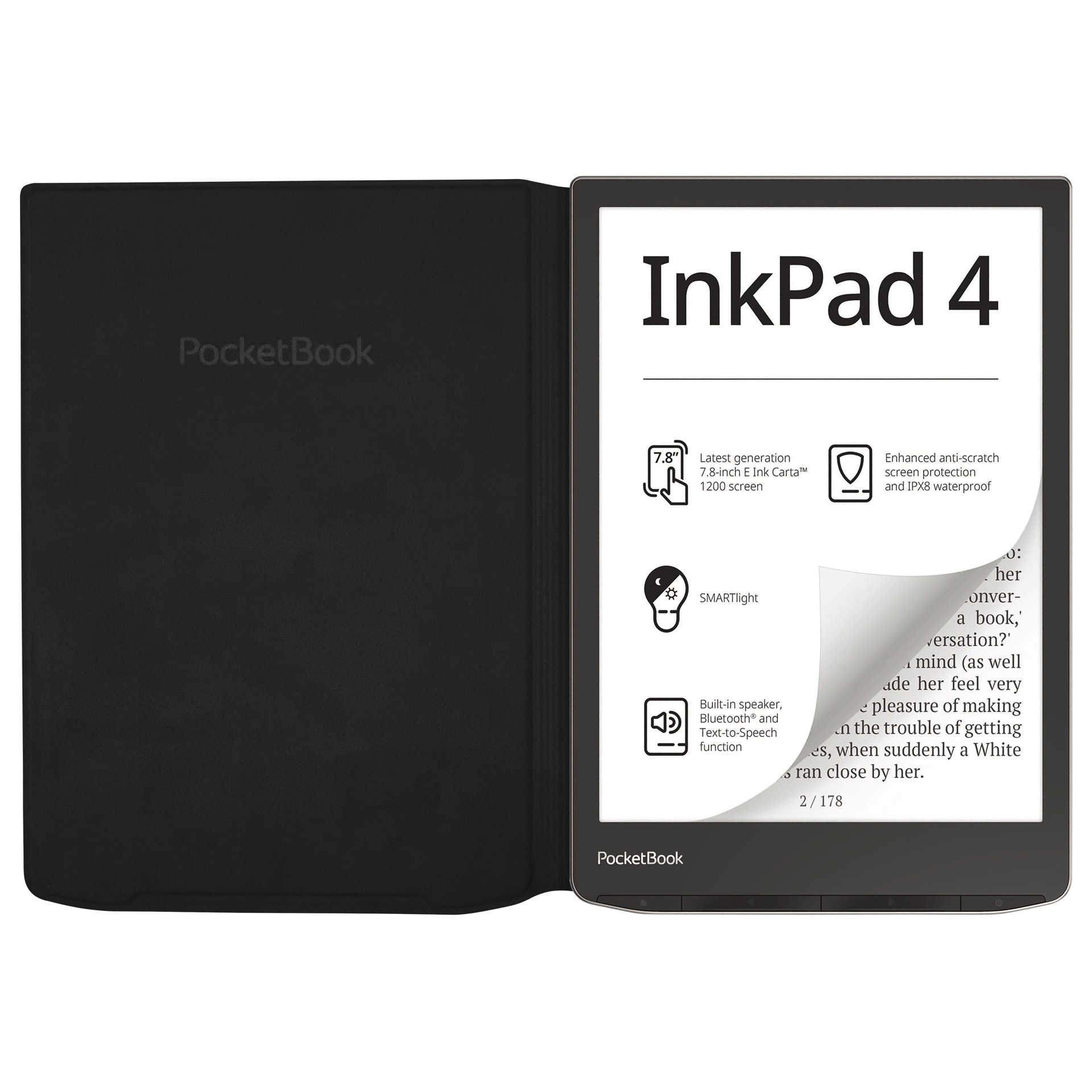 PocketBook Flip Case »Flip Cover«, für PocketBook InkPad 4 und InkPad Color 2